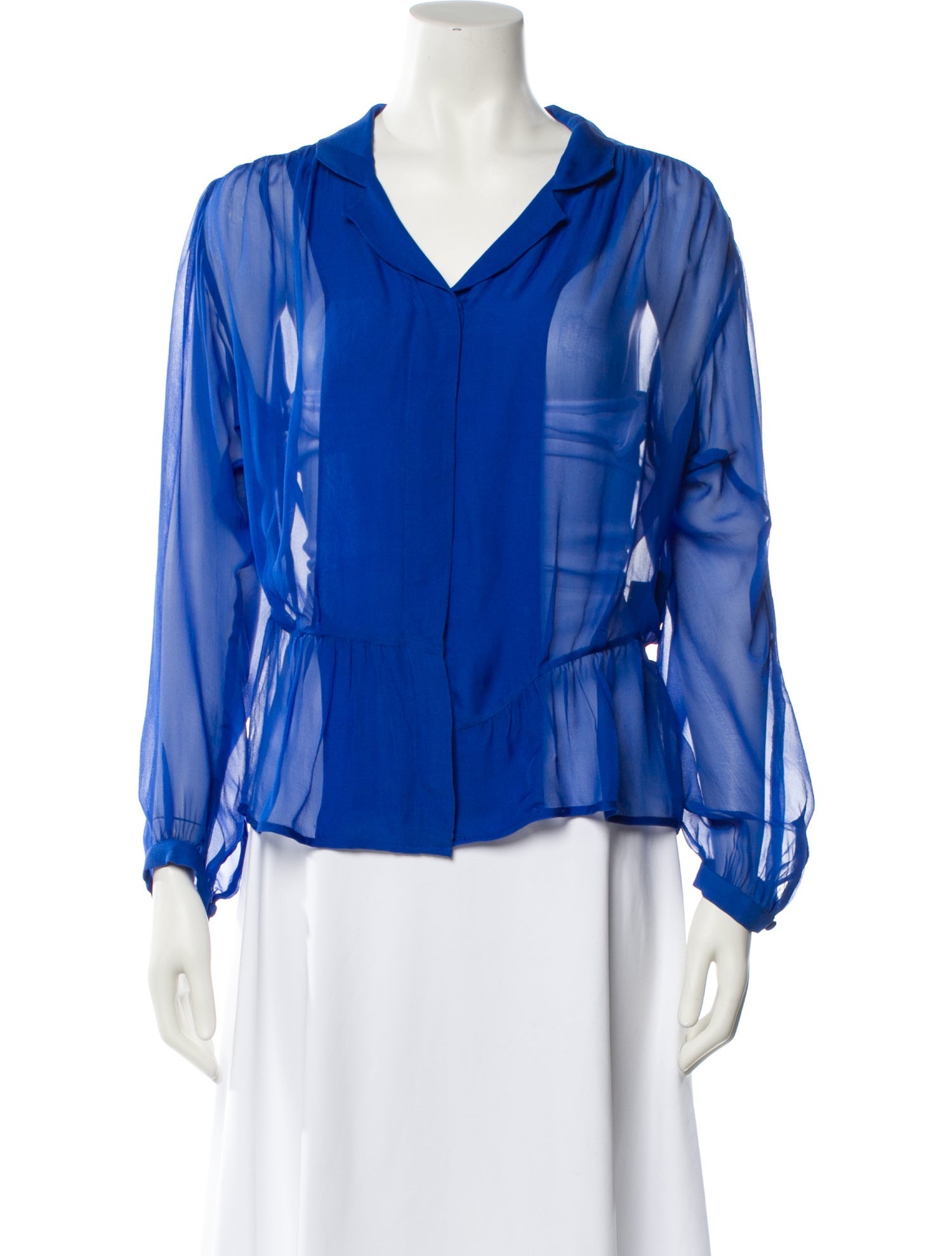 Balenciaga 2010 Silk Blouse