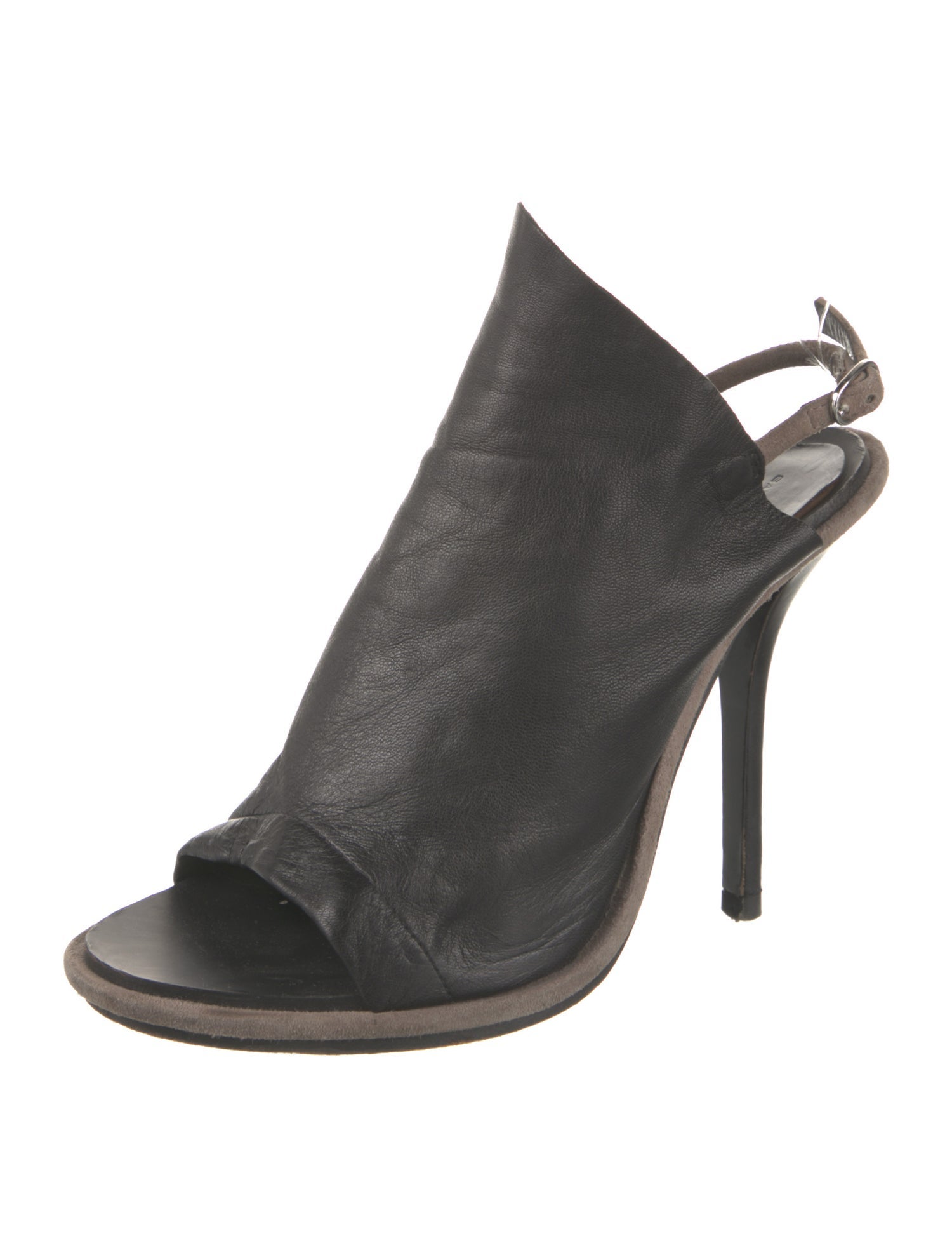 Balenciaga Leather Slingback Sandals