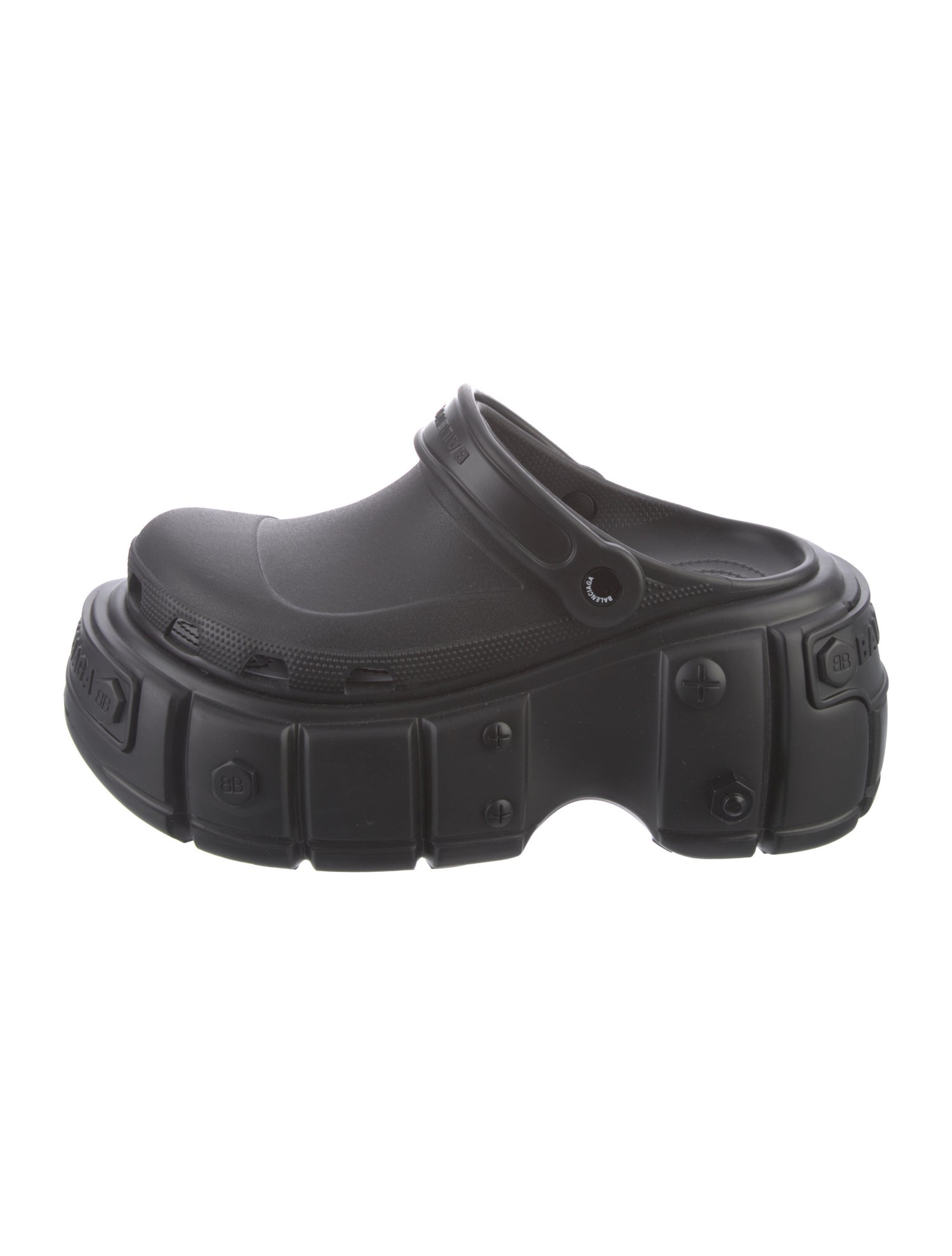 Balenciaga Rubber Studded Accents Loafers