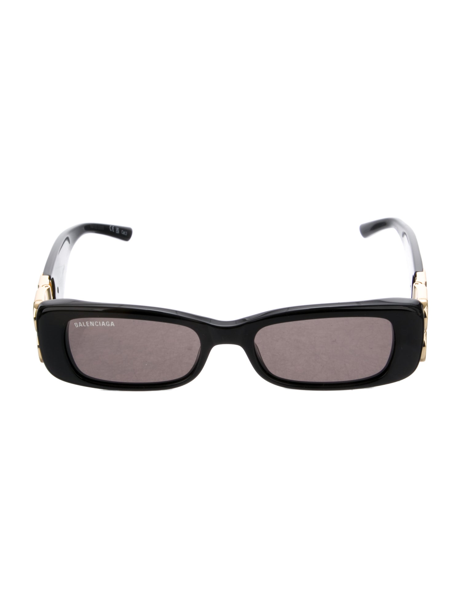 Balenciaga Signature Logo Square Sunglasses