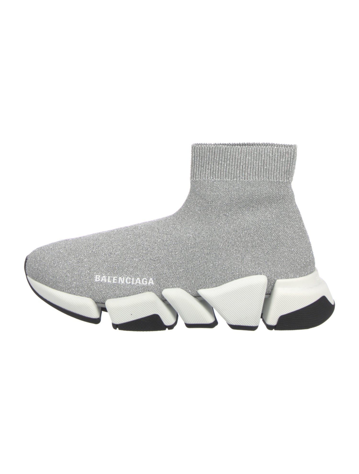 Balenciaga Speed Trainer 2.0 'Glitter' Sock Sneakers