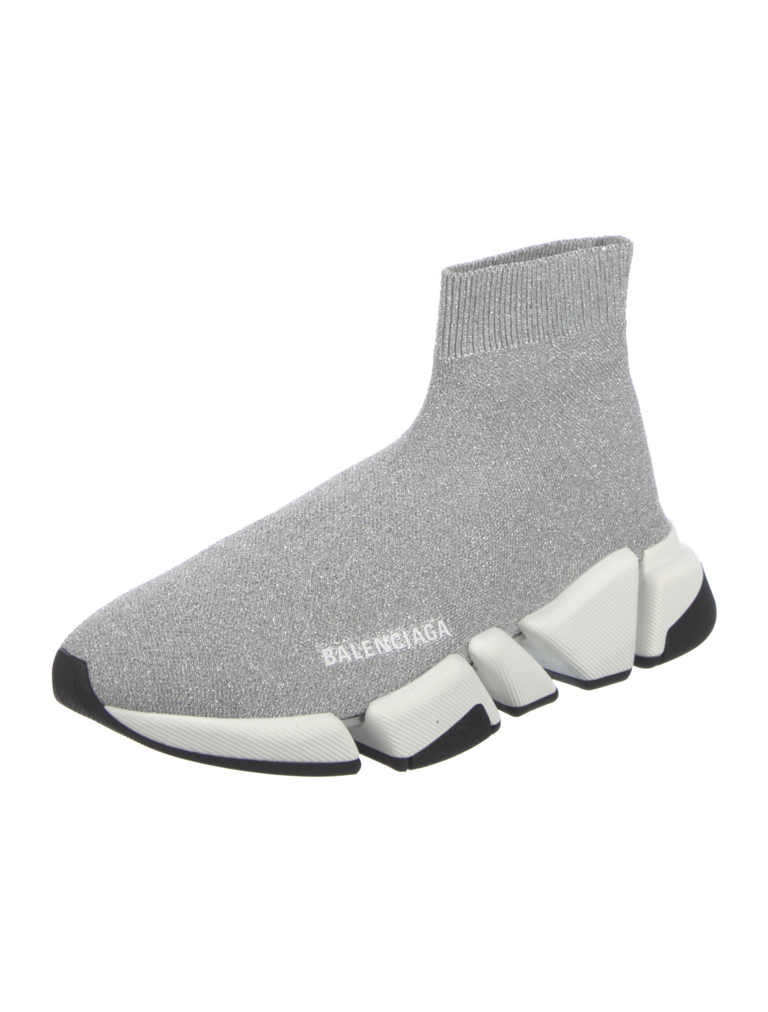 Balenciaga Speed Trainer 2.0 'Glitter' Sock Sneakers