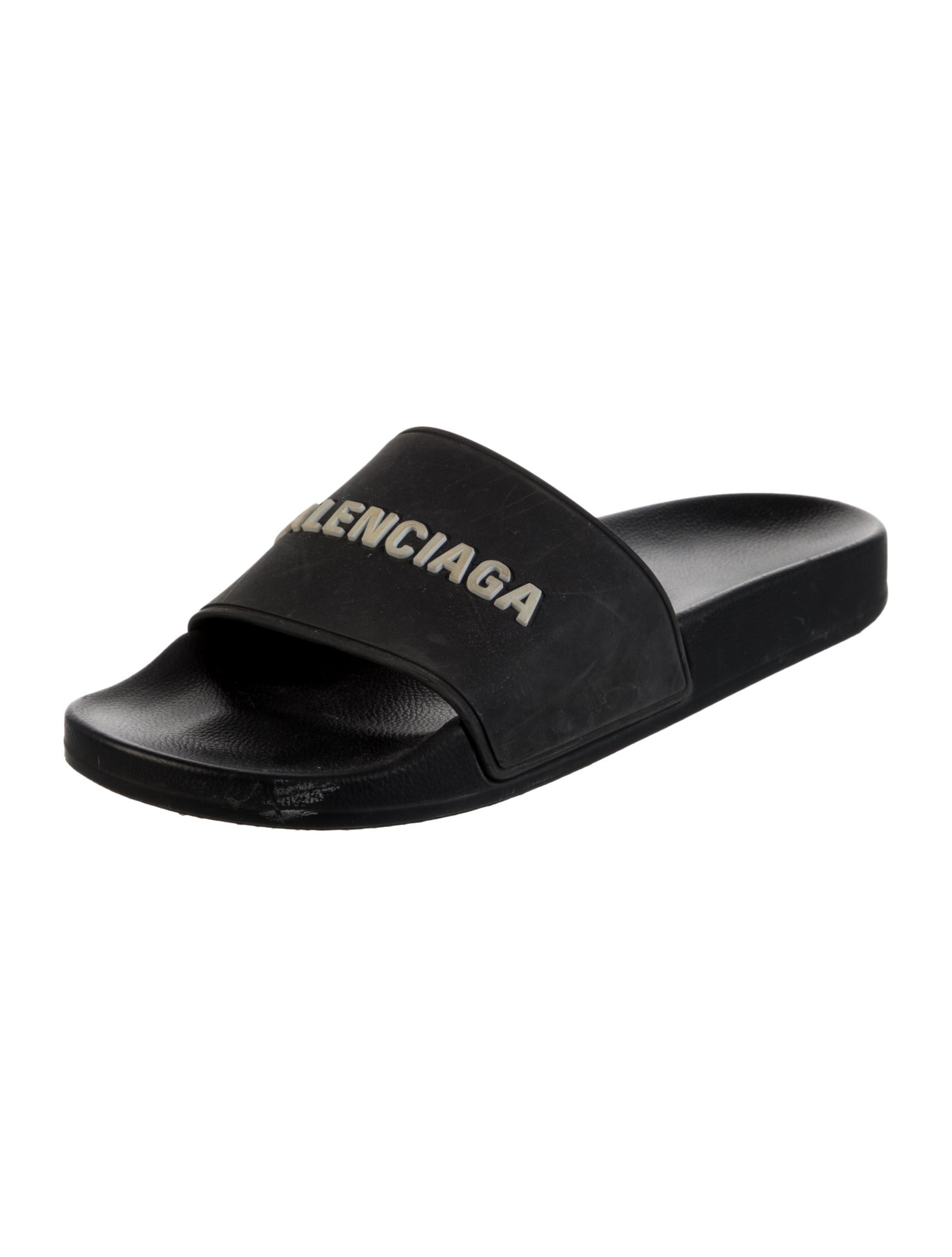 Balenciaga Rubber Printed Slides