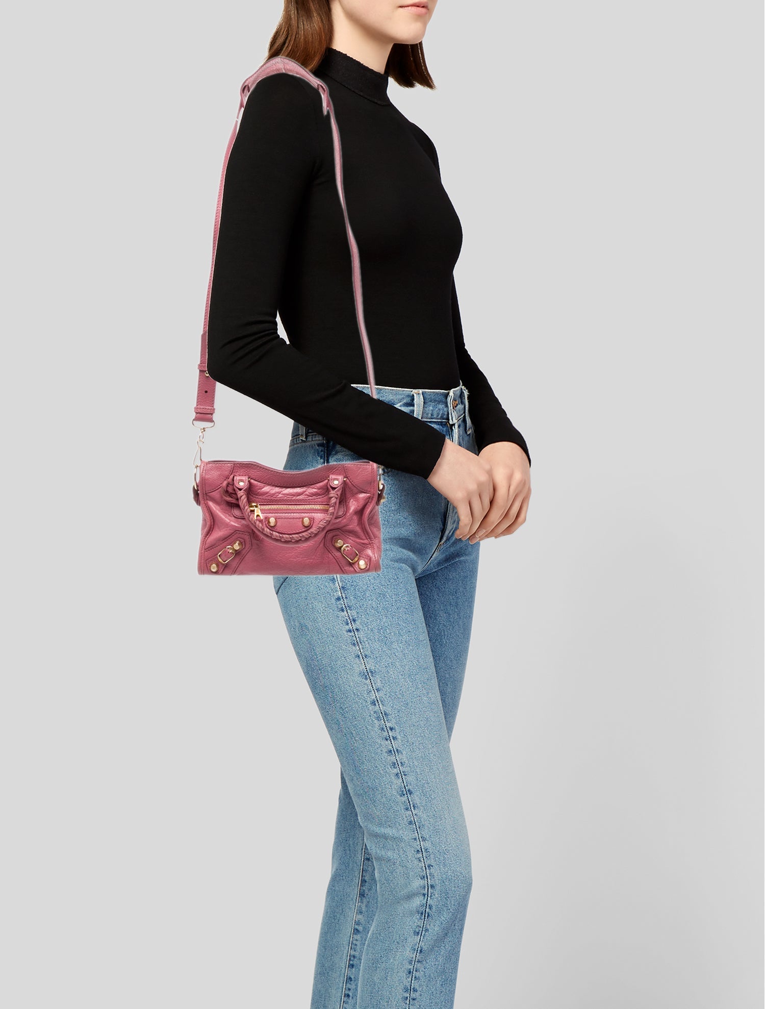 Balenciaga Leather Motocross City Giant Mini