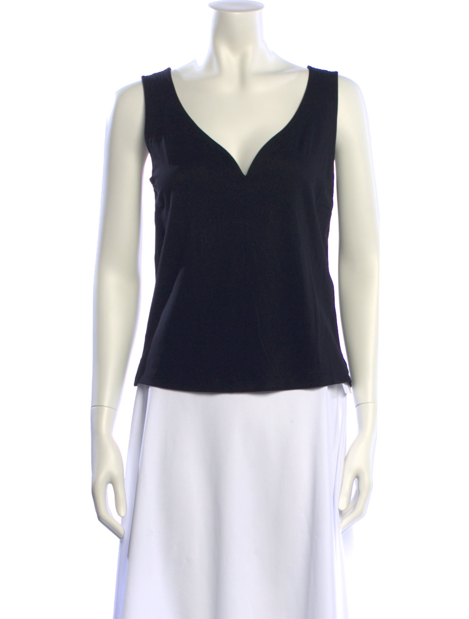 Balenciaga V-Neck Sleeveless Top