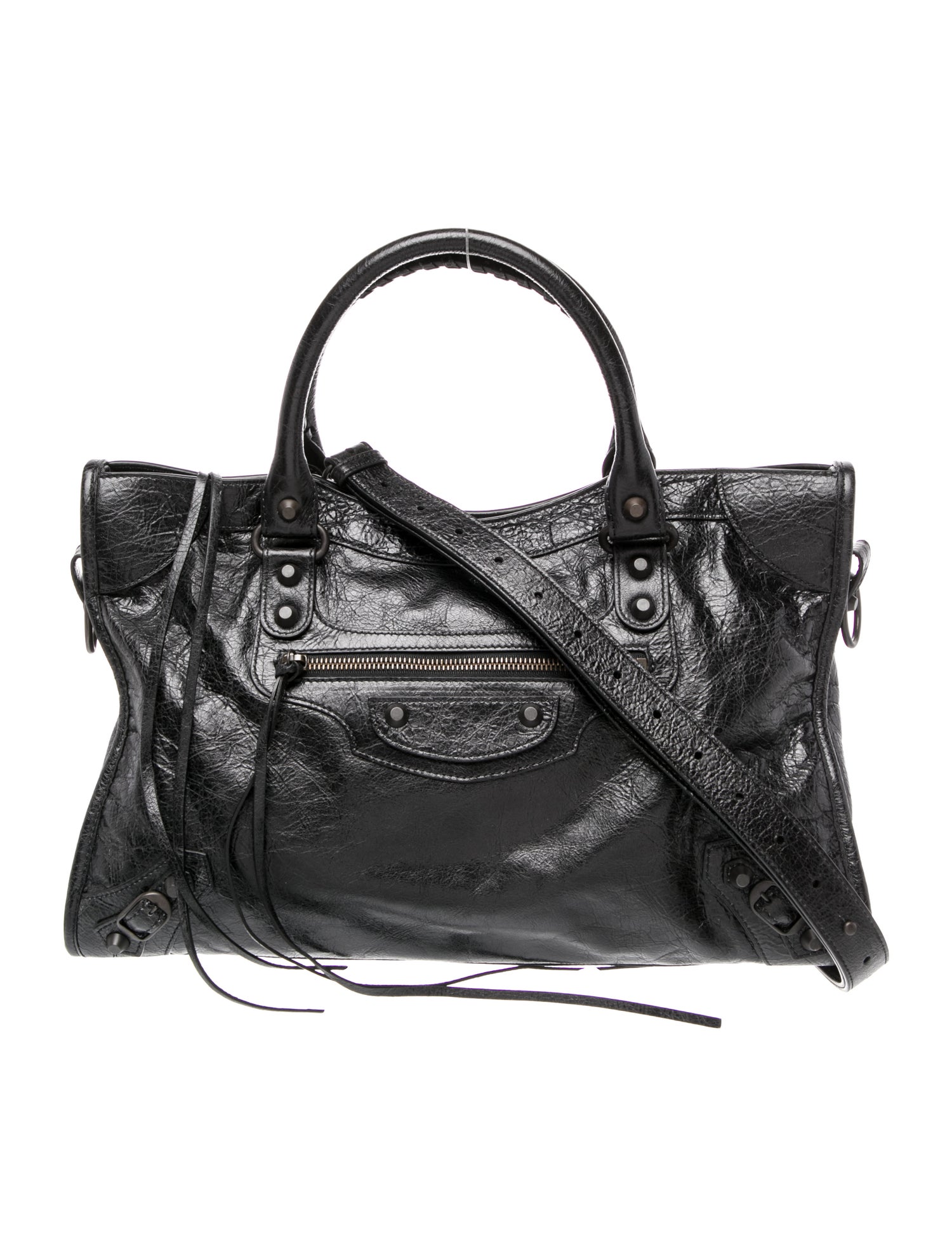 Balenciaga Leather Motocross Classic City