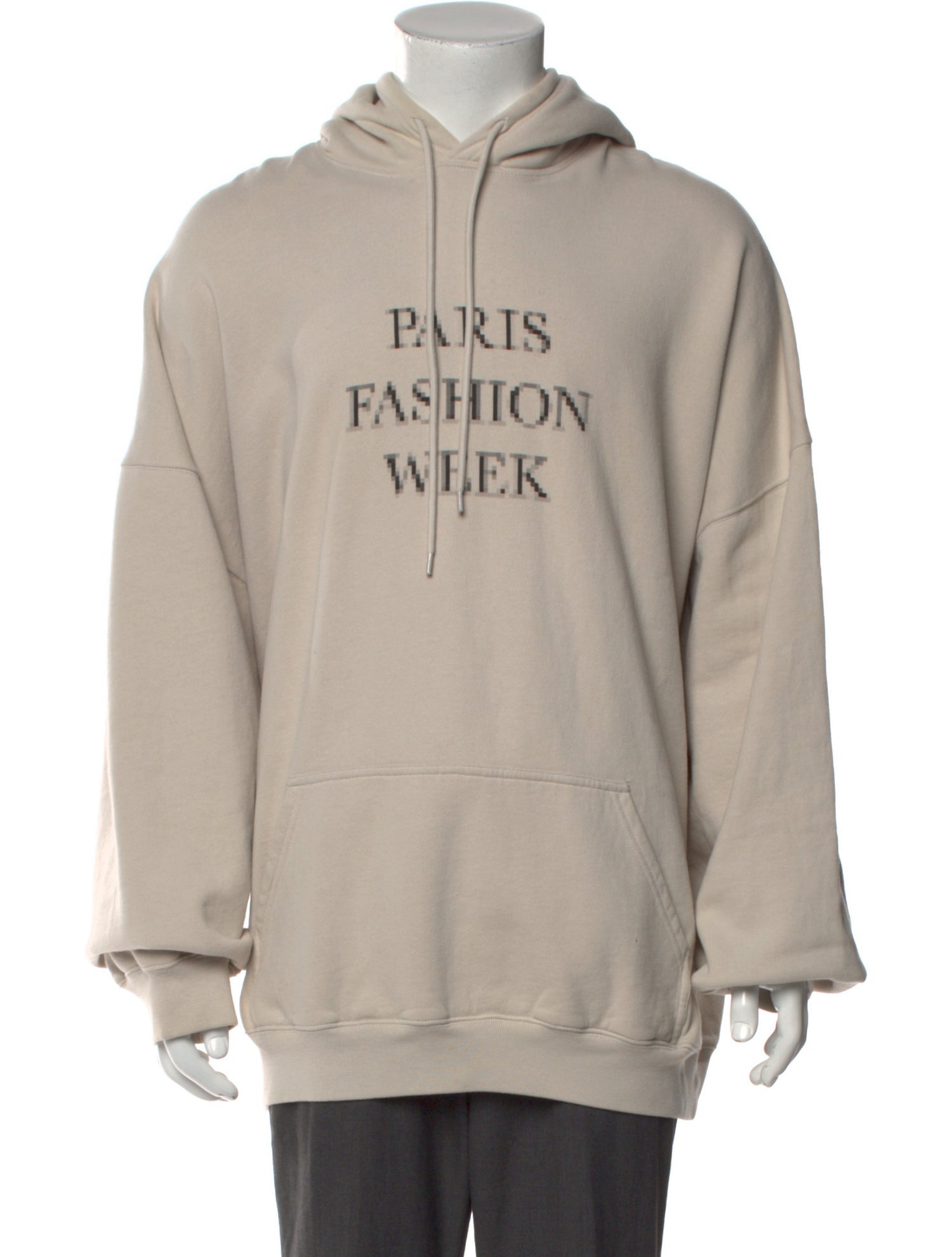 Balenciaga 2020 Blurred Paris Fashion Week Hoodie