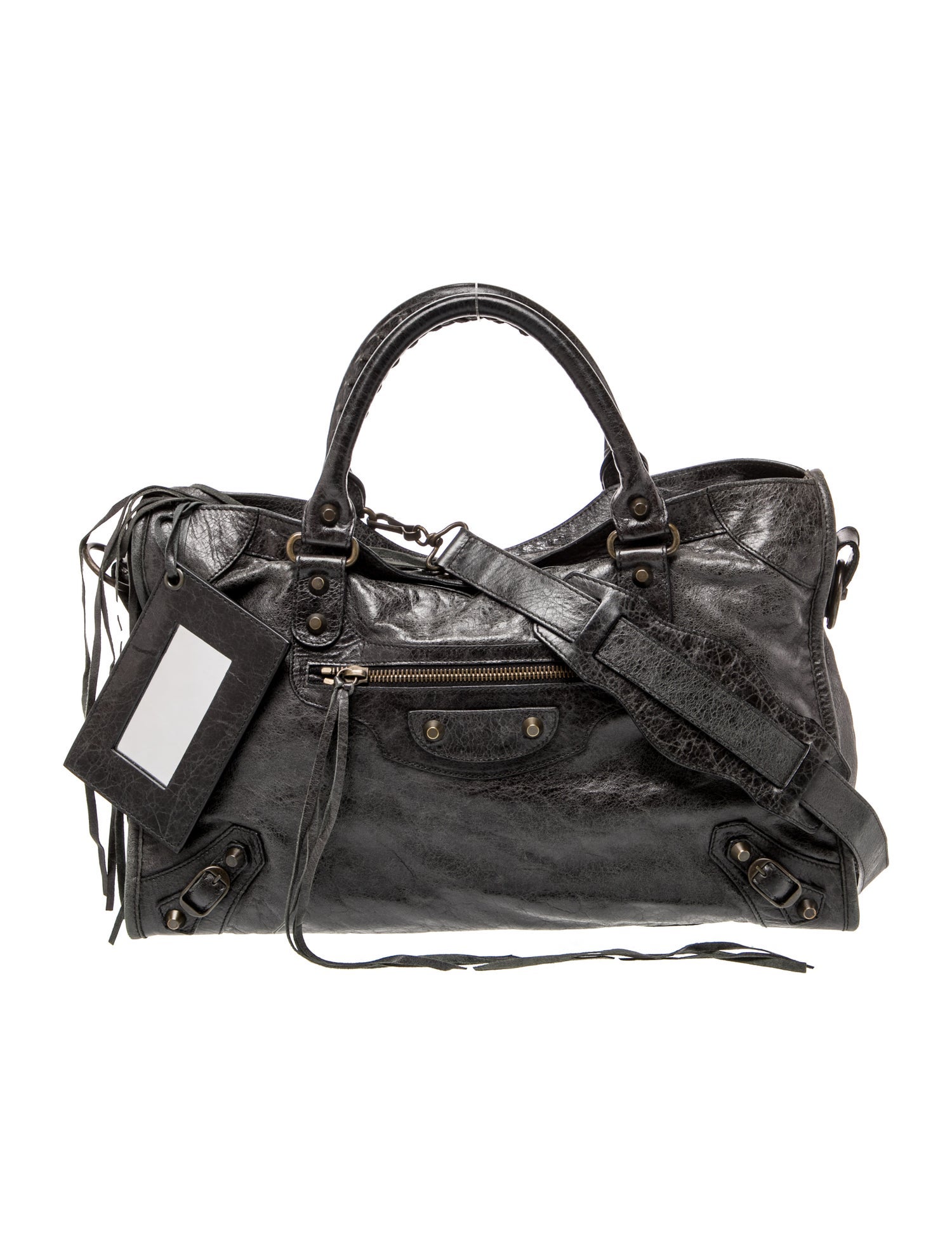 Balenciaga Leather Motocross Classic City