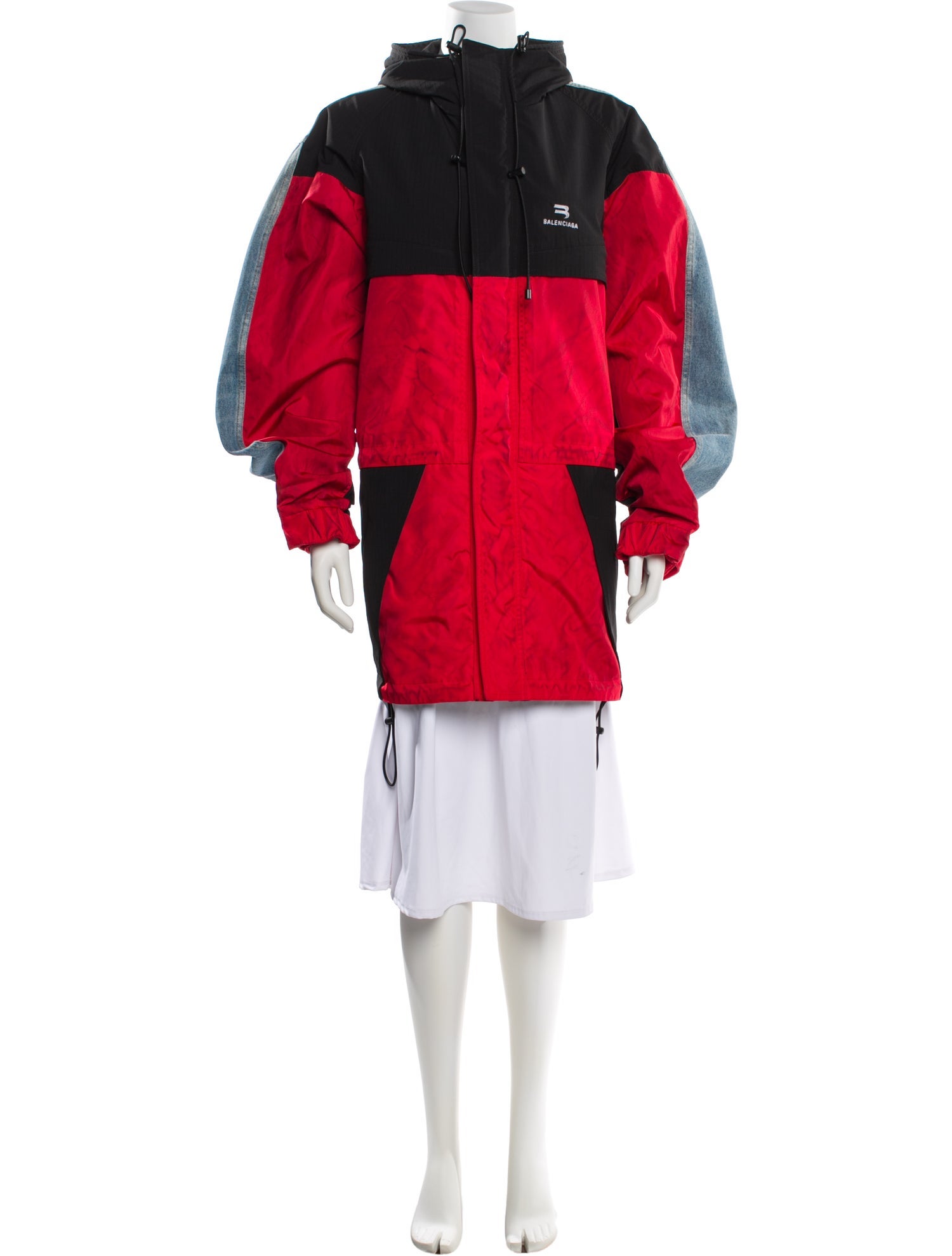 Balenciaga 2020 Sporty B Logo Parka