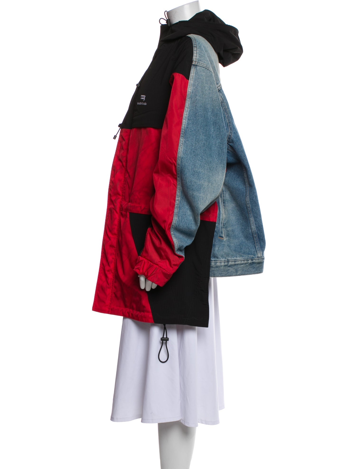 Balenciaga 2020 Sporty B Logo Parka