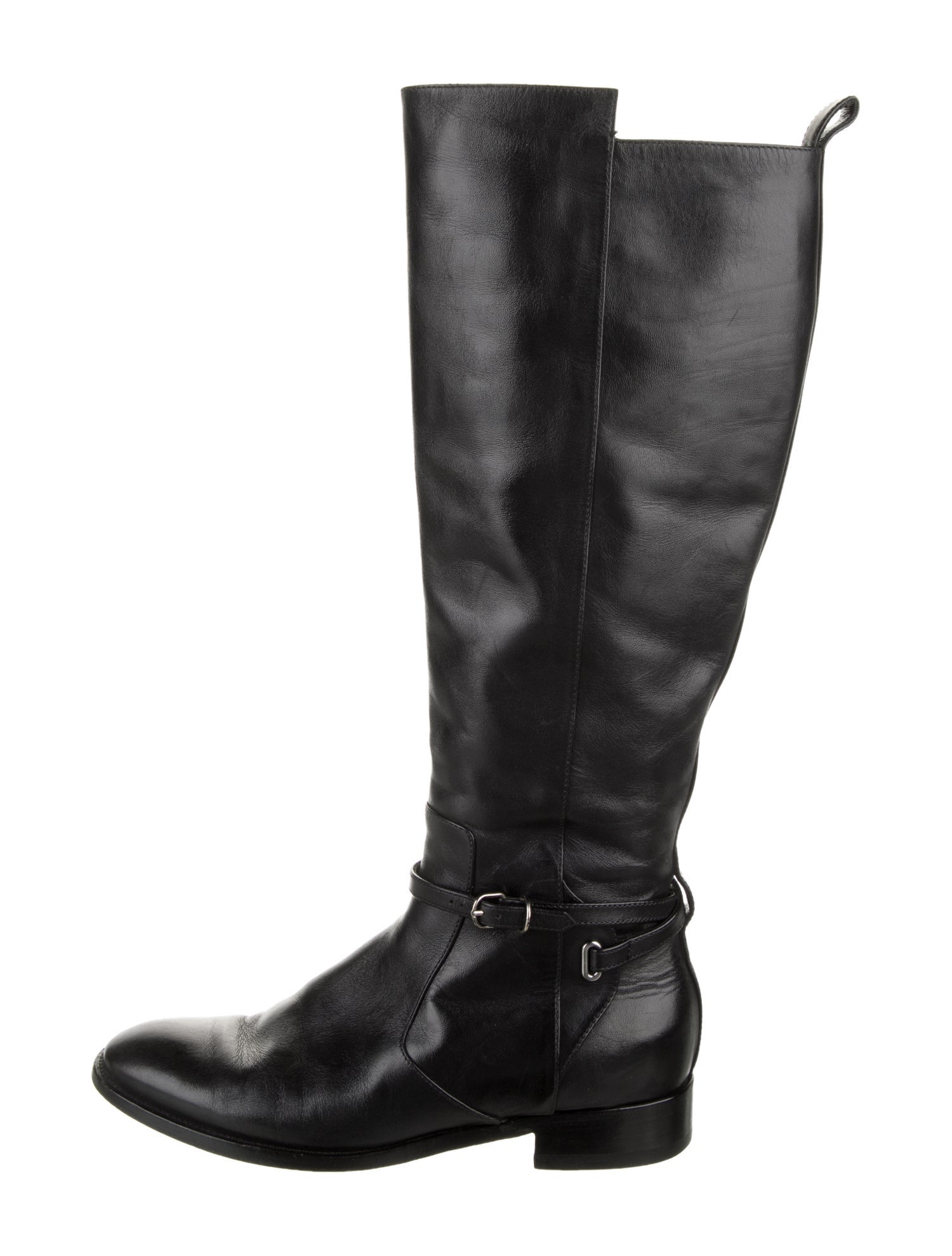 Balenciaga Leather Riding Boots