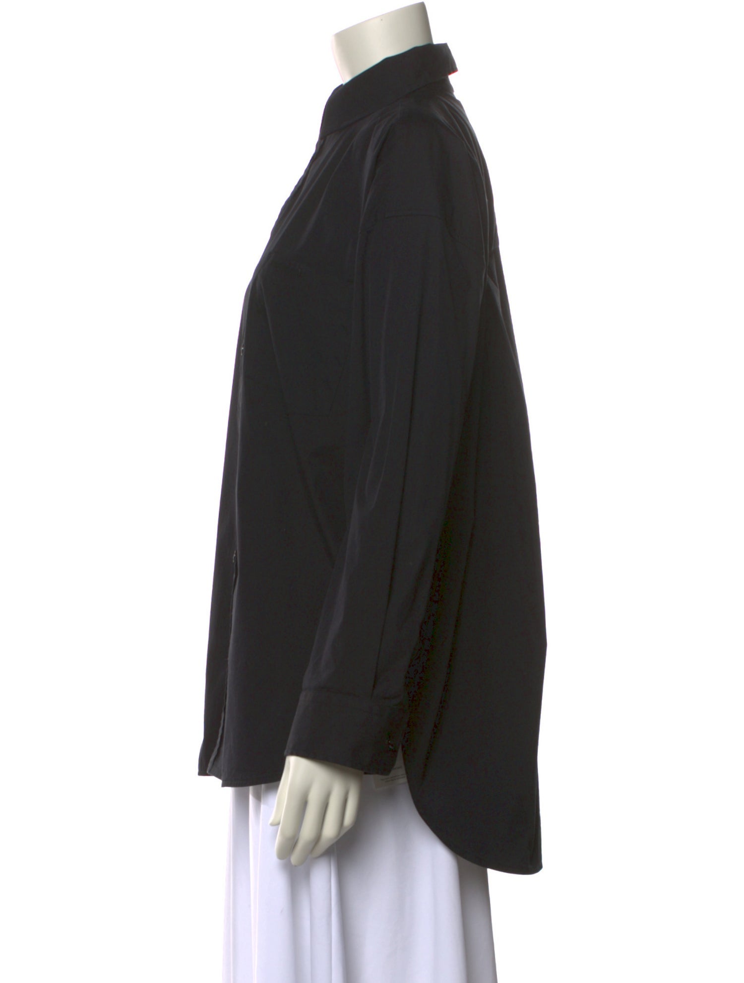 Balenciaga Long Sleeve Button-Up Top