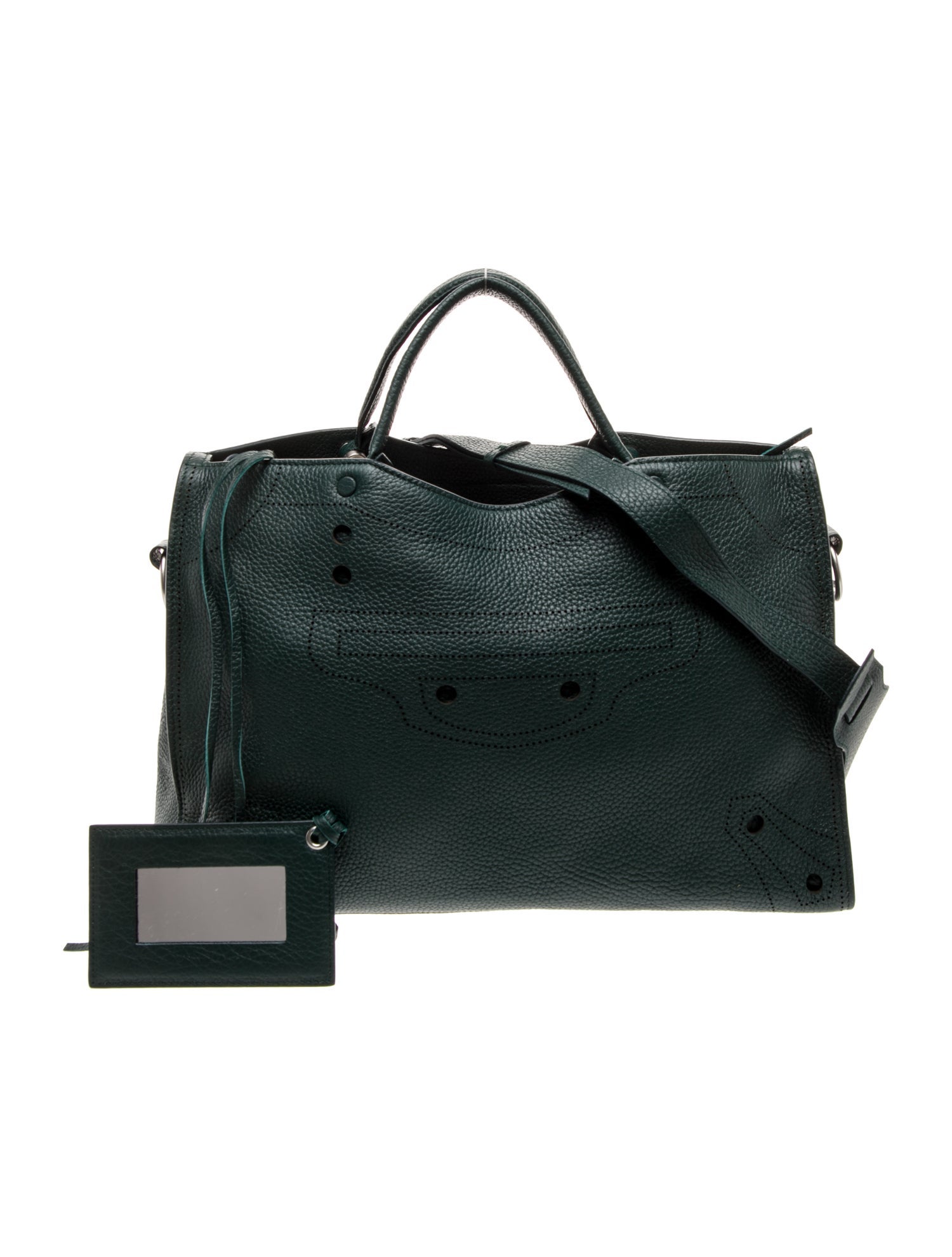 Balenciaga Leather Blackout City