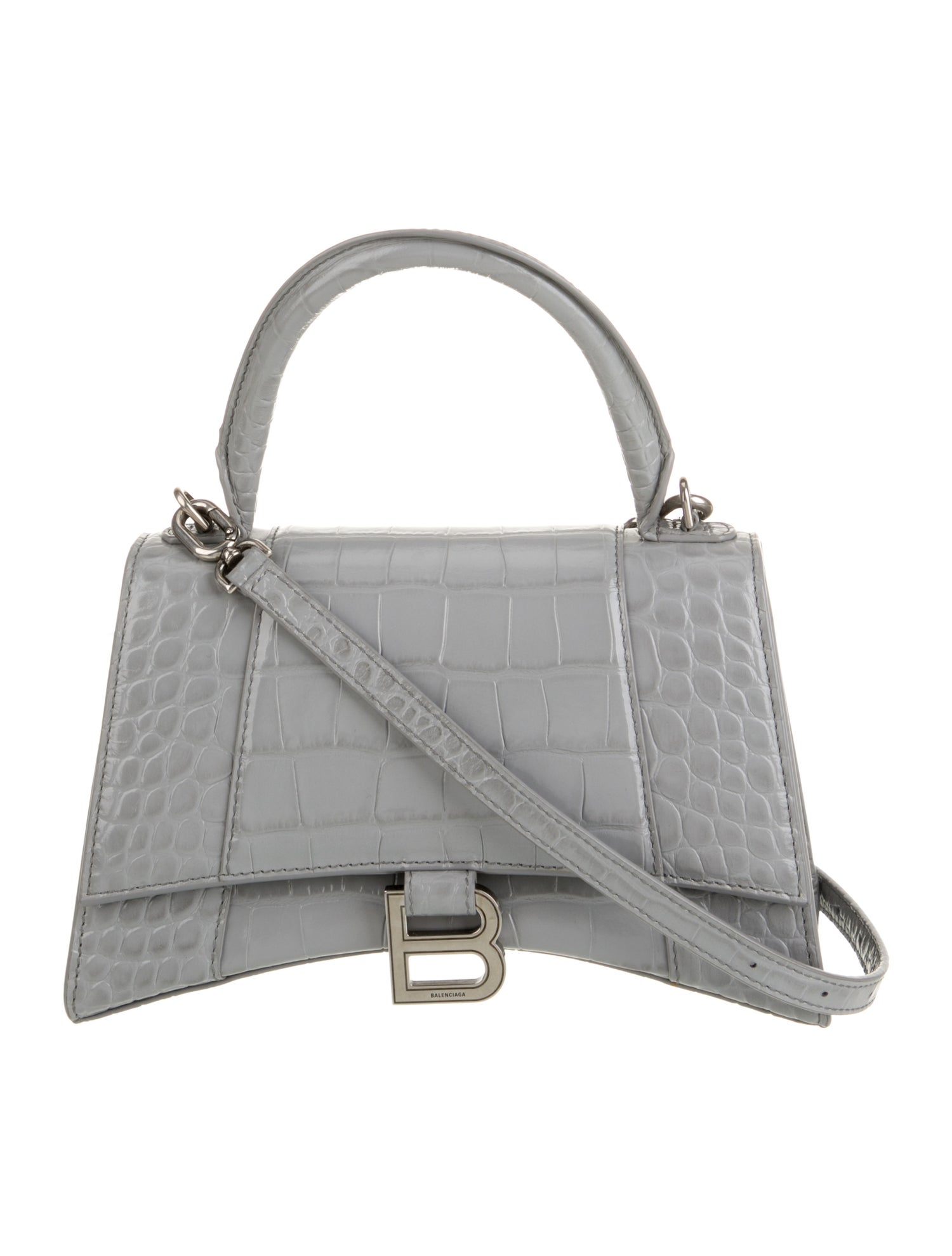 Balenciaga Embossed Leather Hourglass Small