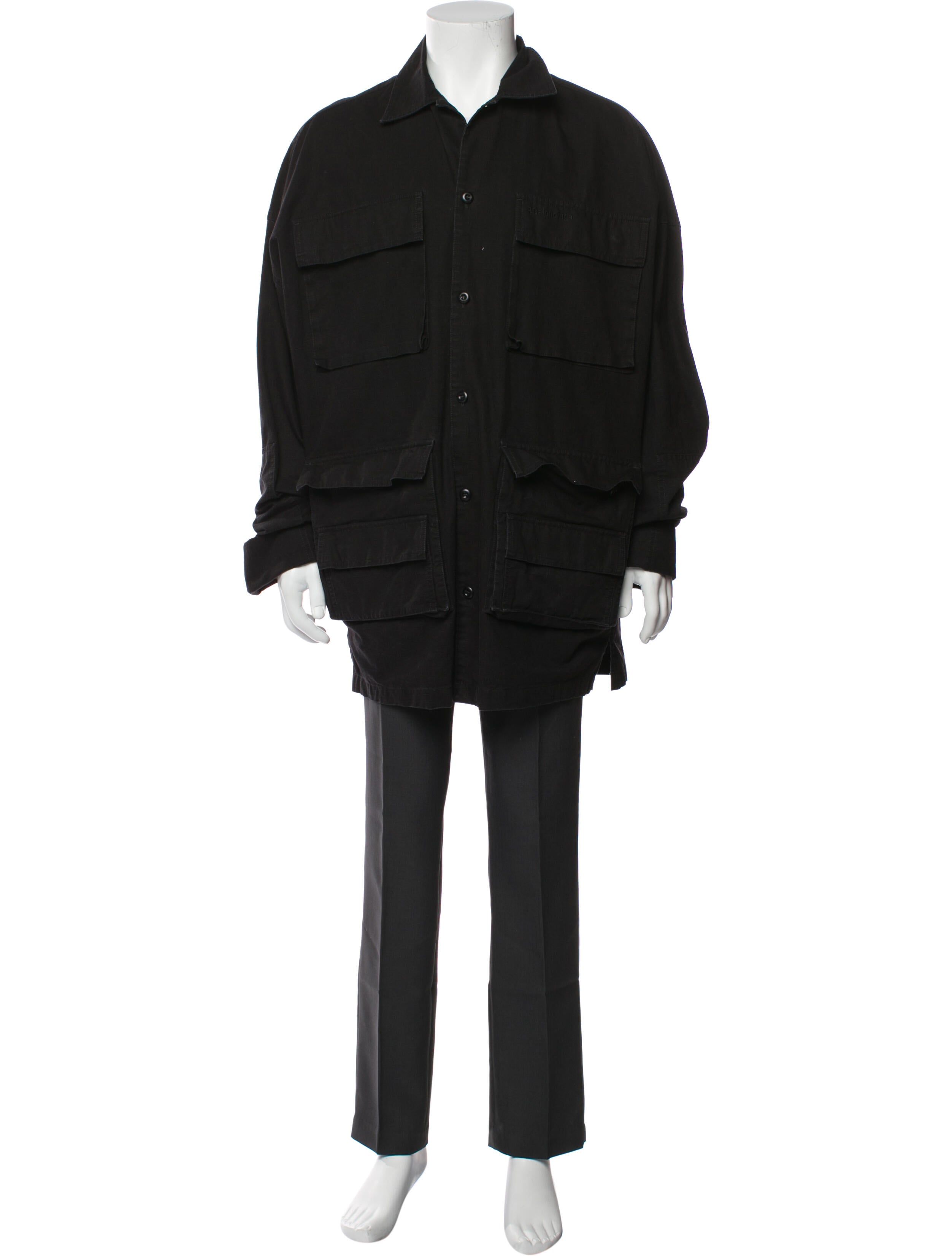 Balenciaga 2021 Signature Logo Parka