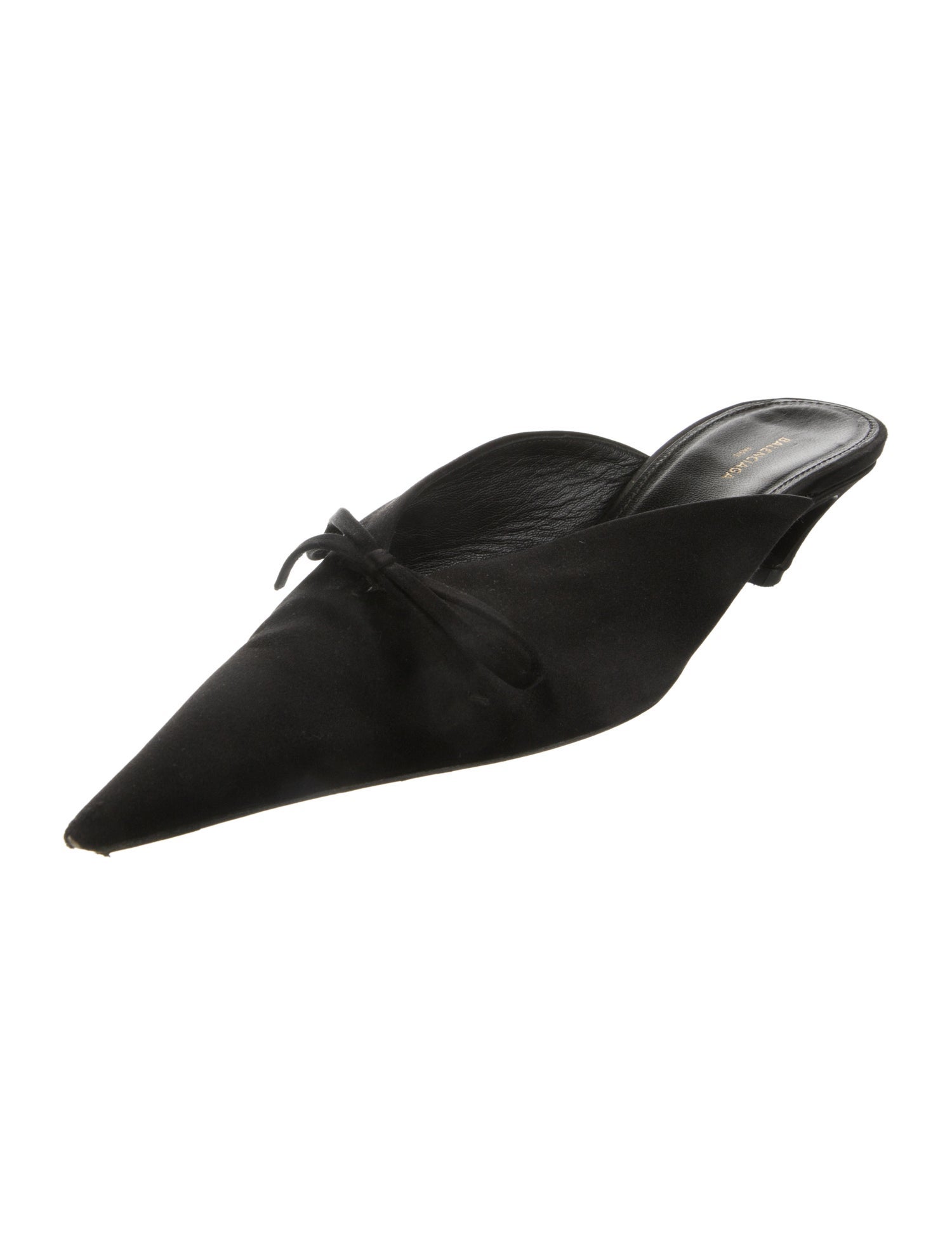 Balenciaga Satin Bow Accents Mules