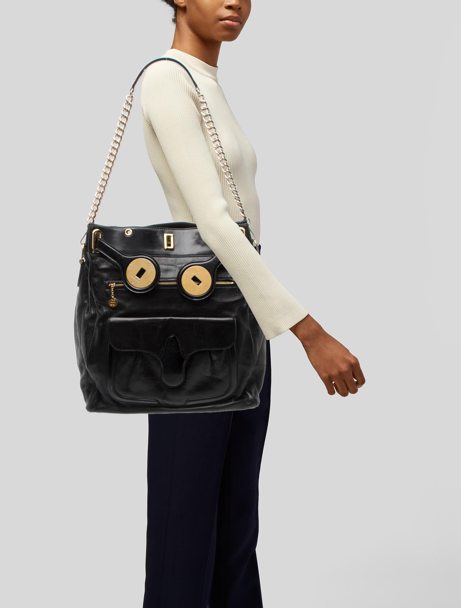 Balenciaga Leather Shoulder Bag