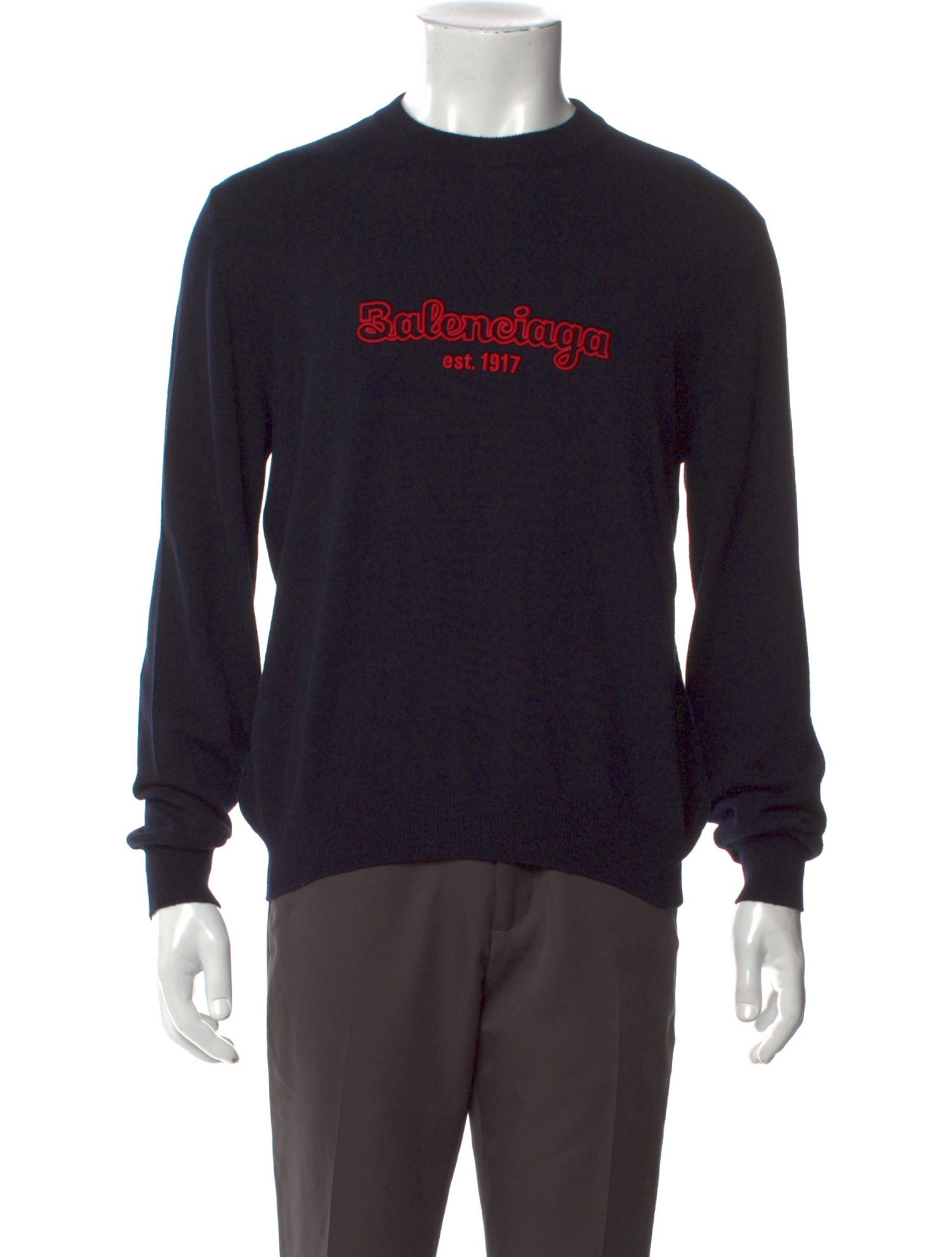 Balenciaga 2019 Signature Logo Pullover