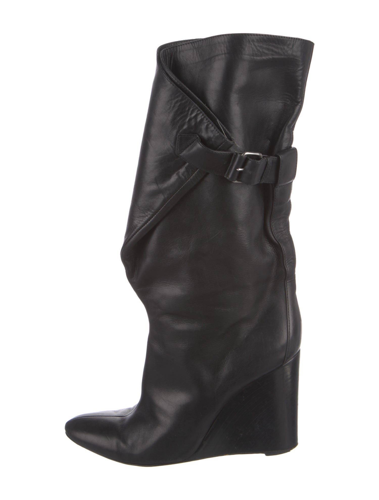 Balenciaga Leather Moto Boots