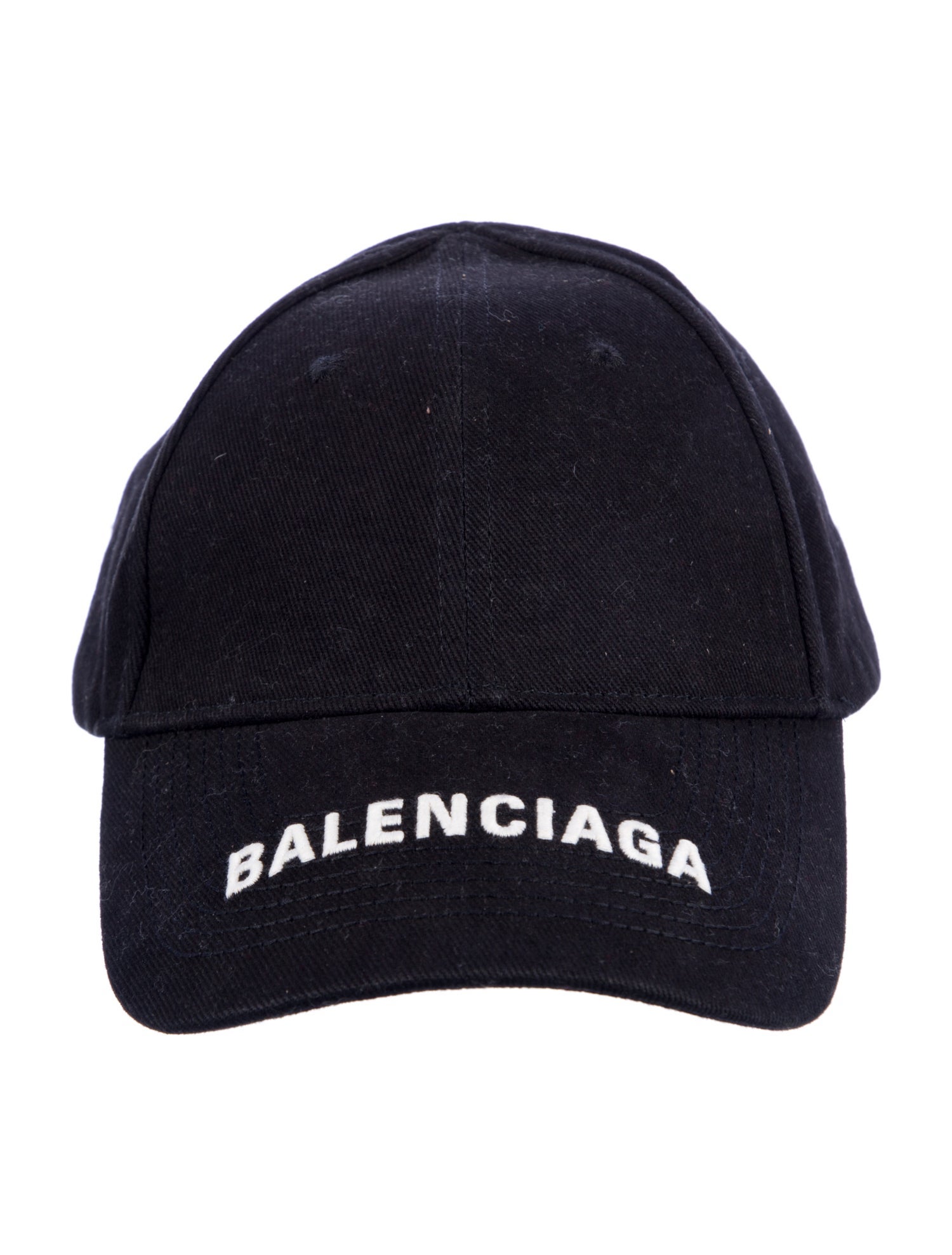 Balenciaga Cotton Logo Embroidered Baseball Cap
