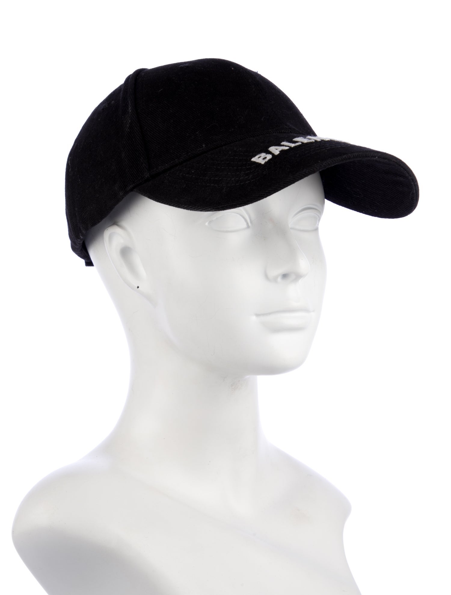 Balenciaga Cotton Logo Embroidered Baseball Cap