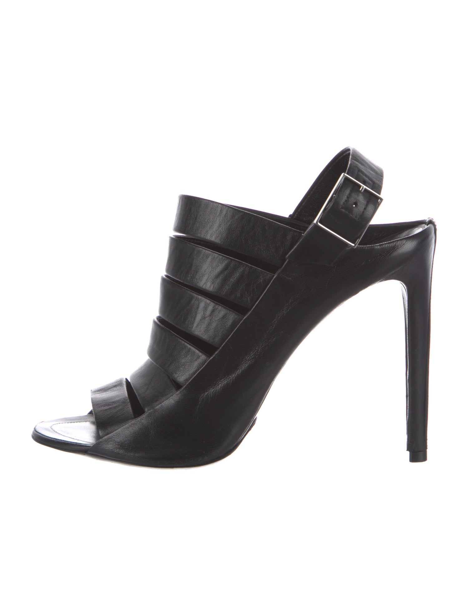 Balenciaga Leather Slingback Pumps