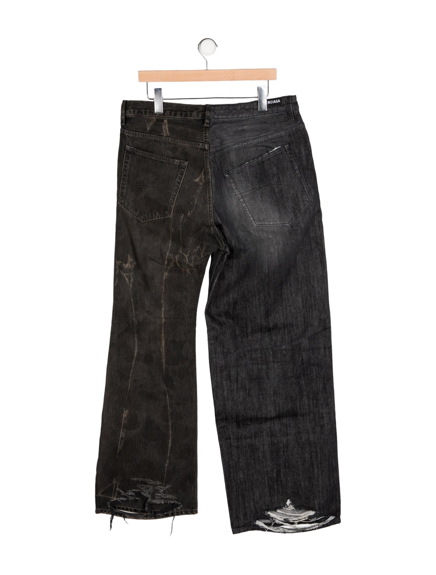 Balenciaga 2024 Fifty Fifty Hybrid Jeans