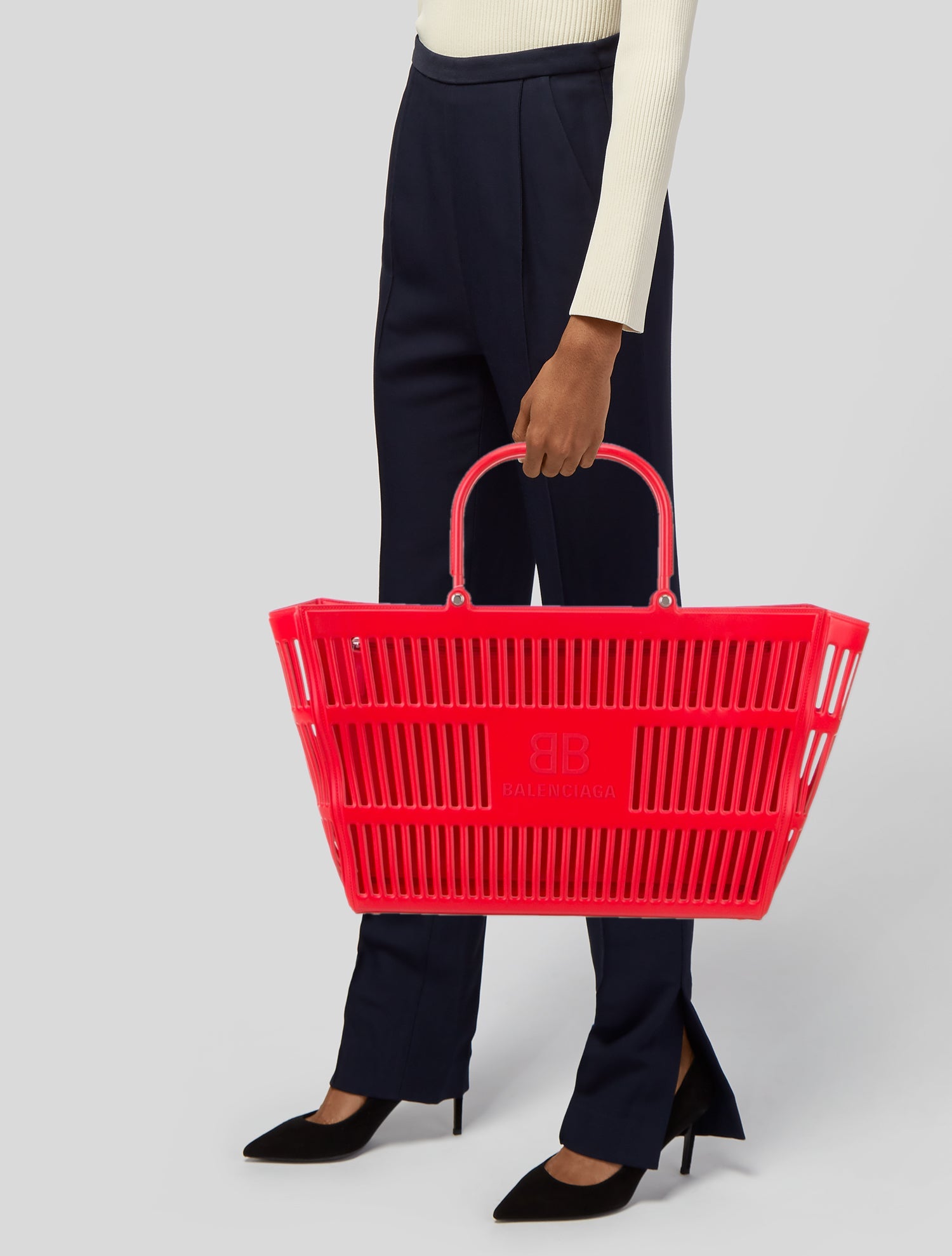 Balenciaga Leather Tote - Red Totes, Handbags - BAL367094 | The