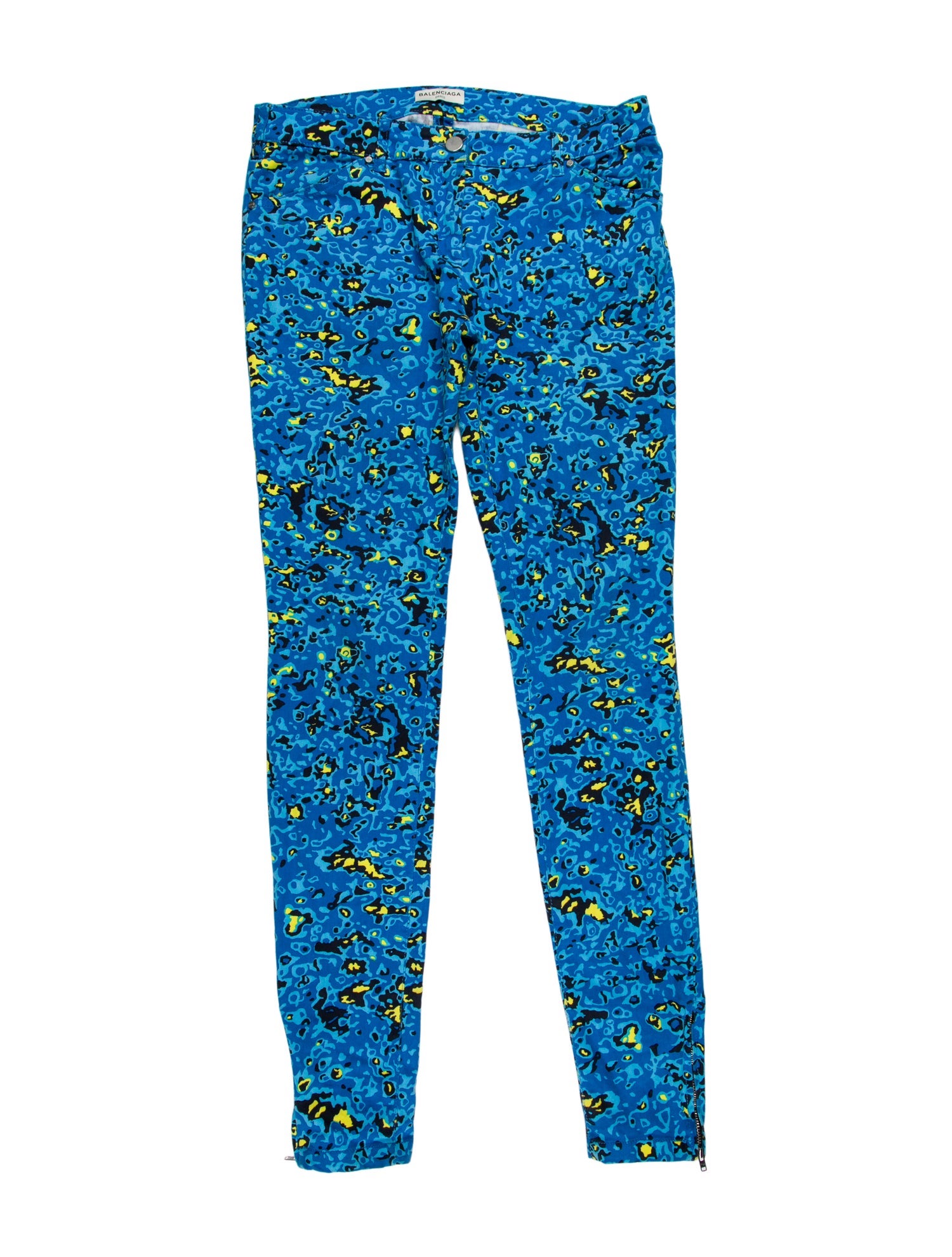 Balenciaga Printed Skinny Leg Pants