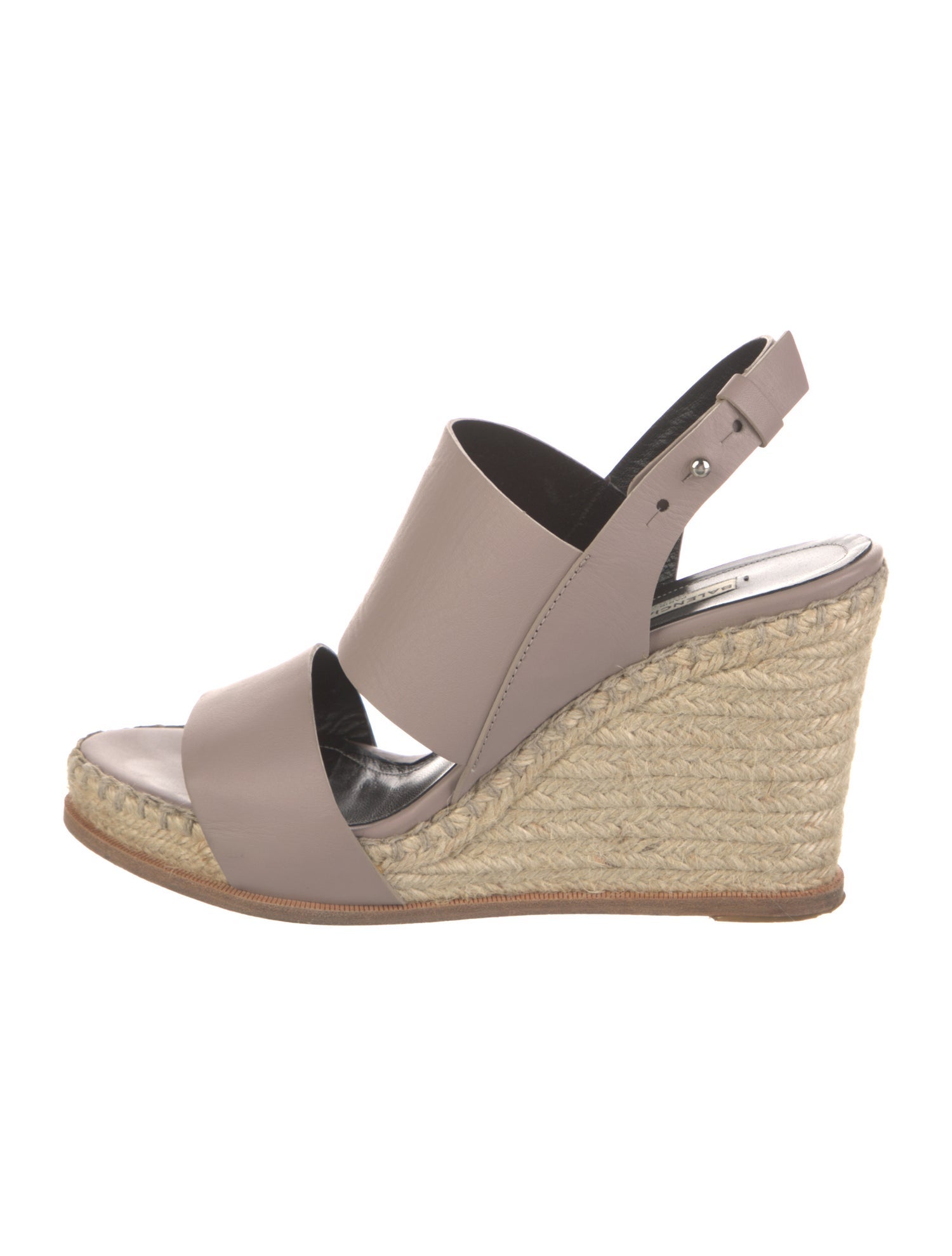 Balenciaga Leather Espadrilles