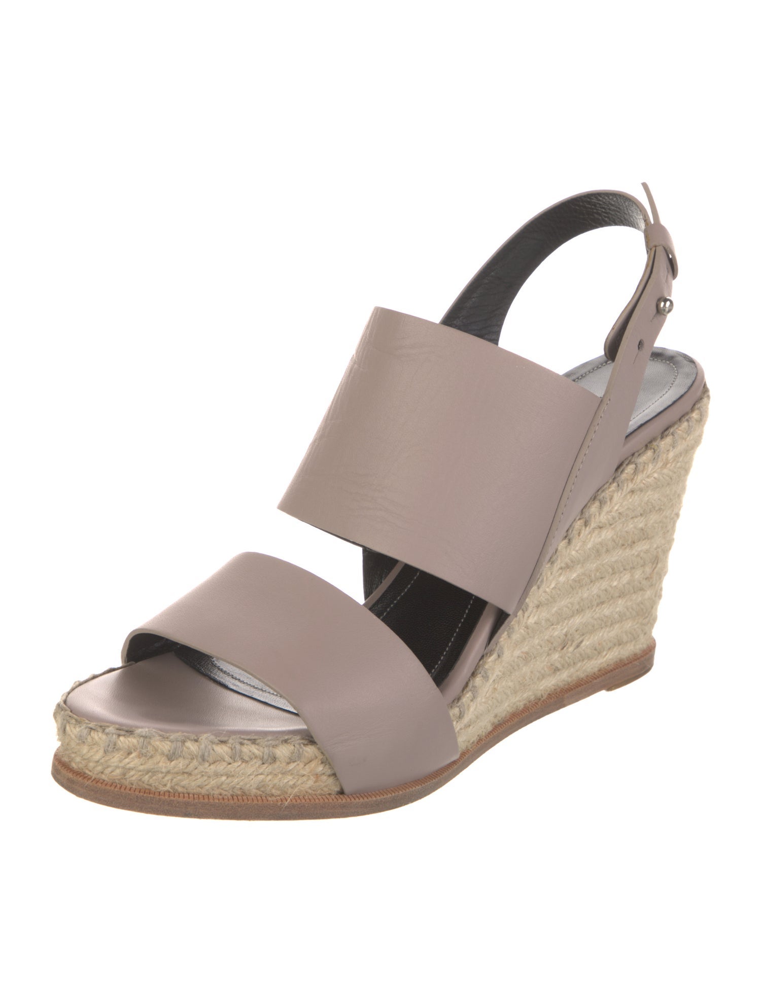 Balenciaga Leather Espadrilles