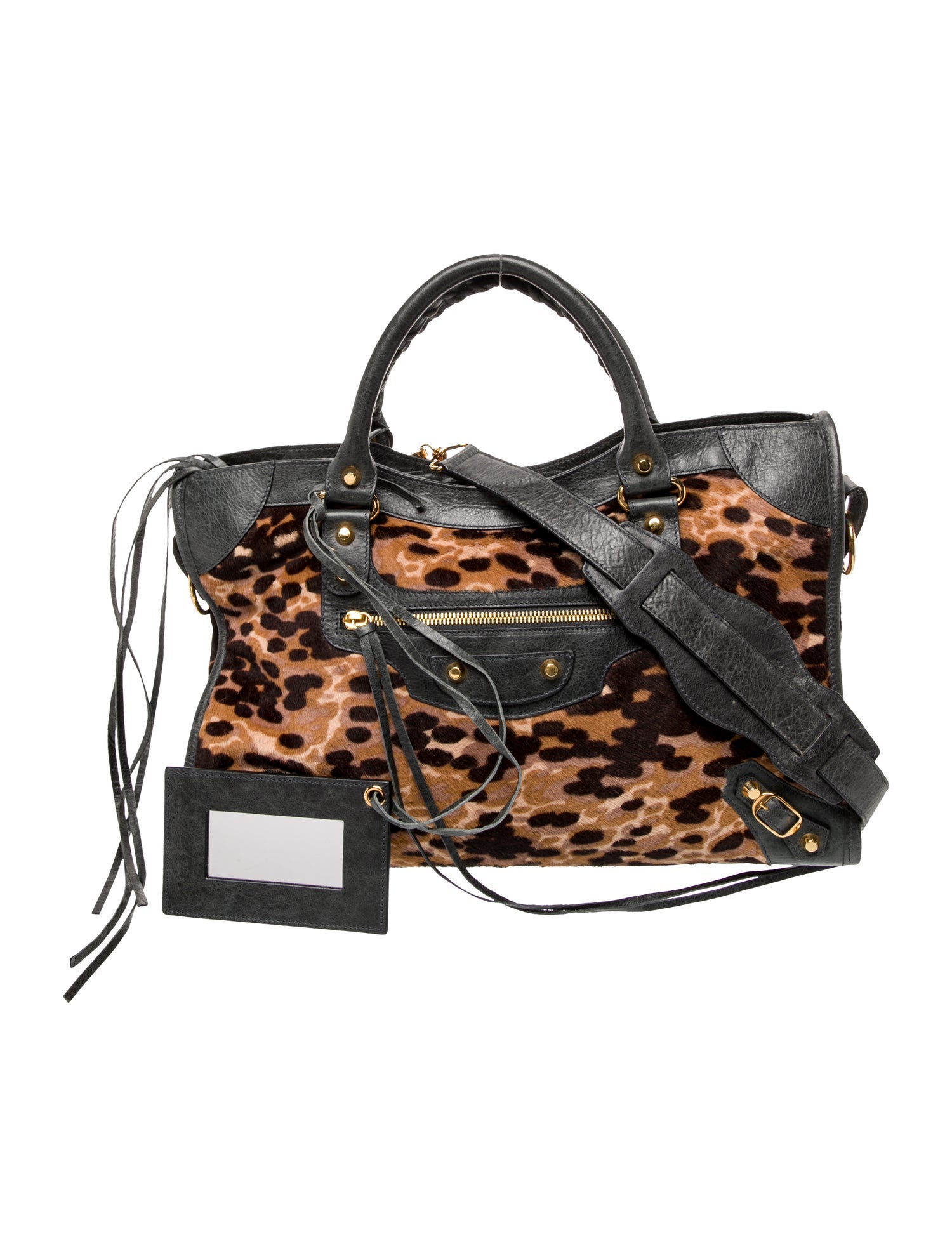 Balenciaga Ponyhair Motocross Classic City Medium