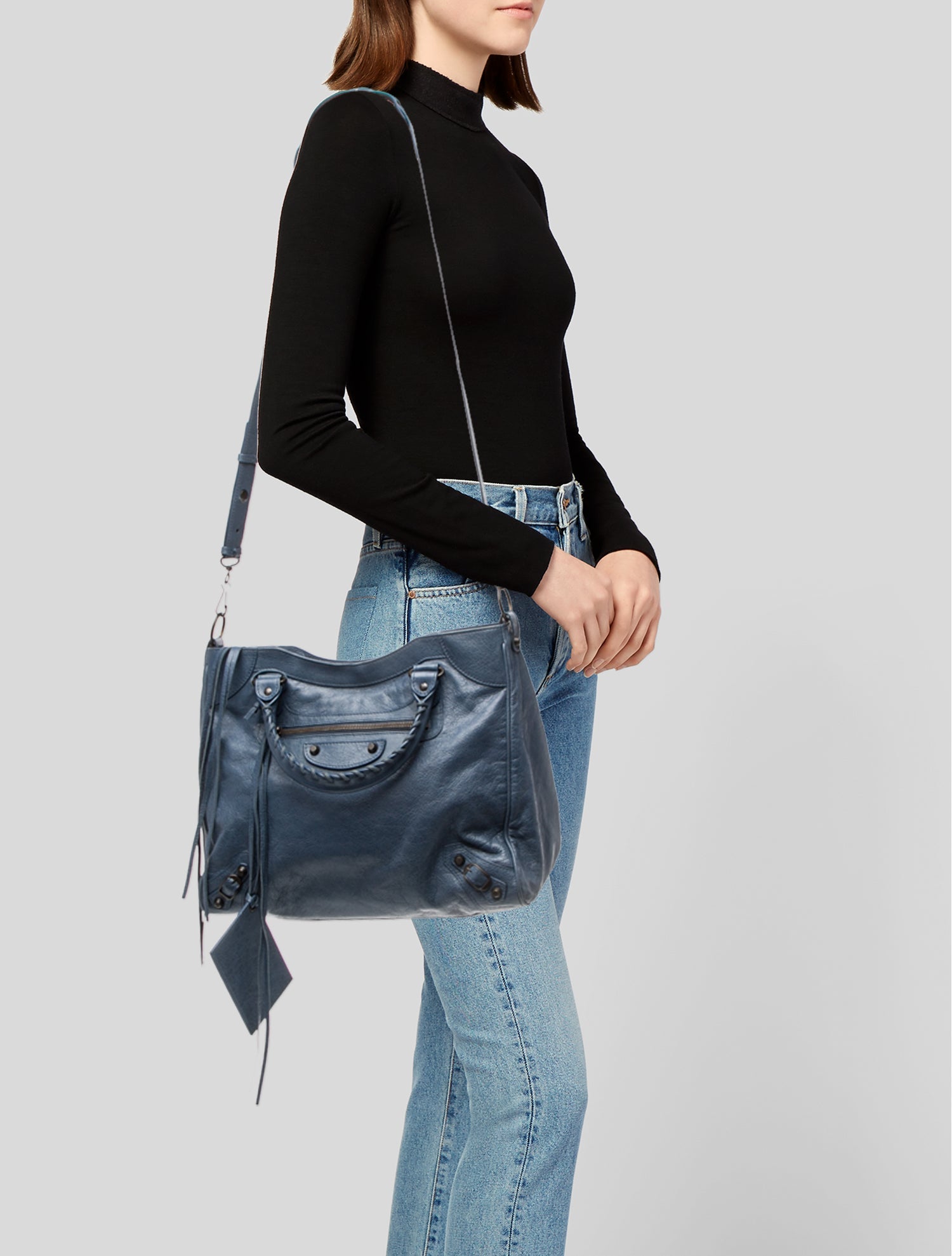 Balenciaga Leather Calfskin Velo