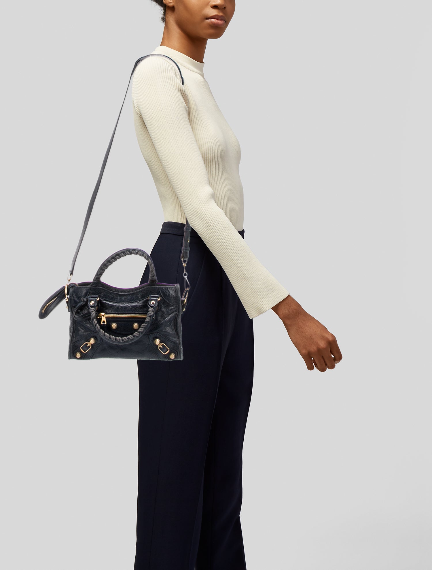 Balenciaga Leather Motocross City Giant