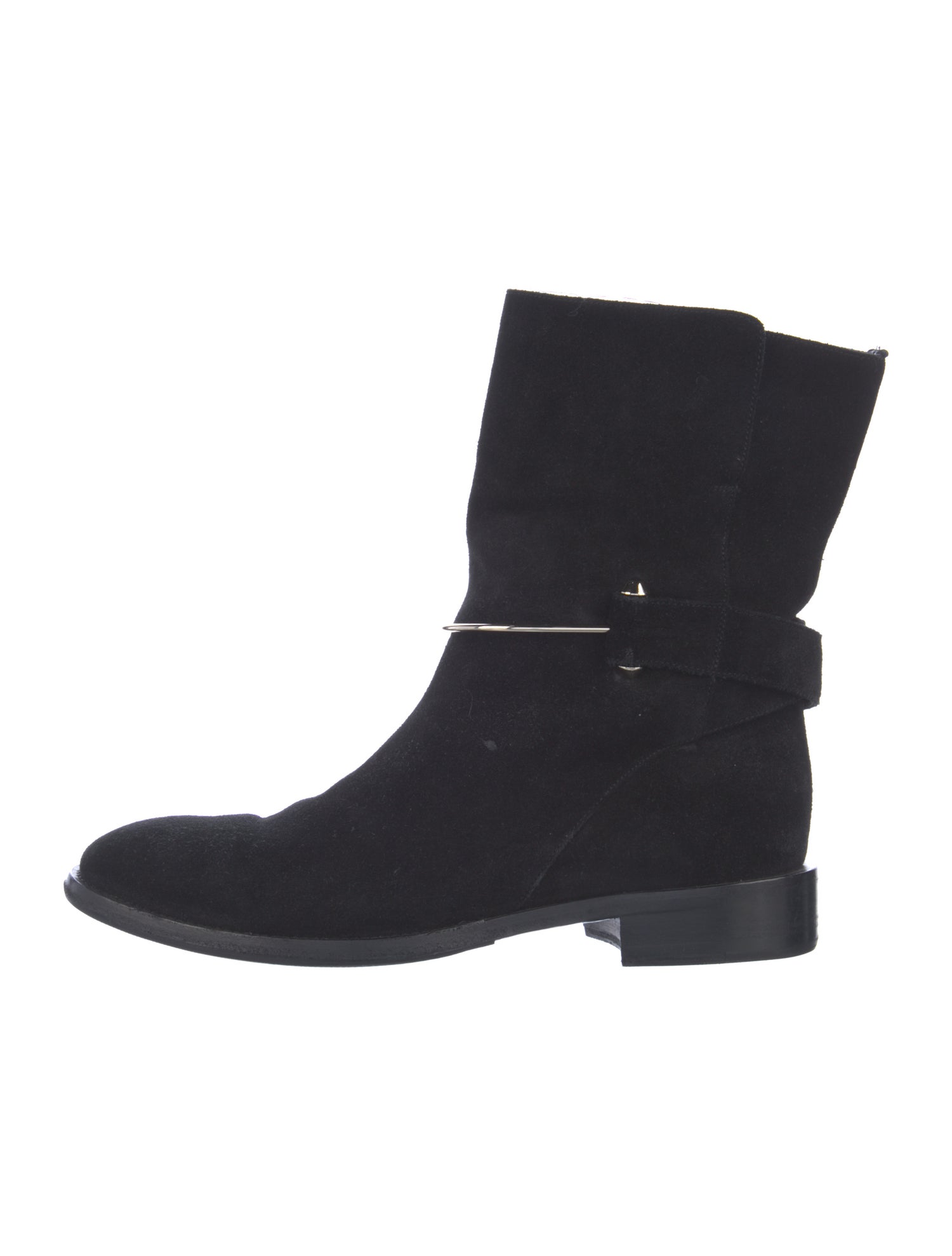Balenciaga Suede Moto Boots