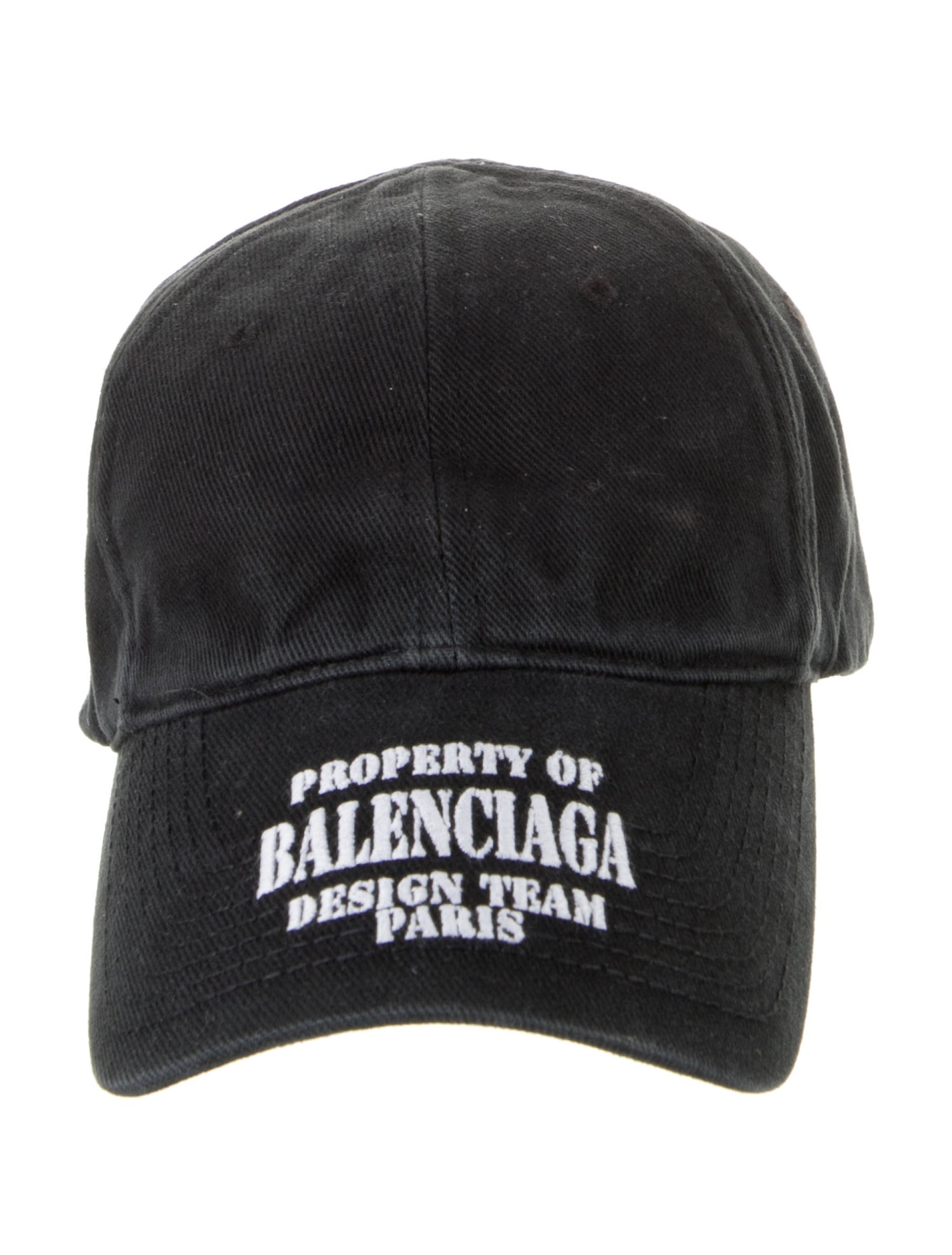 Balenciaga Logo Canvas Baseball Hat
