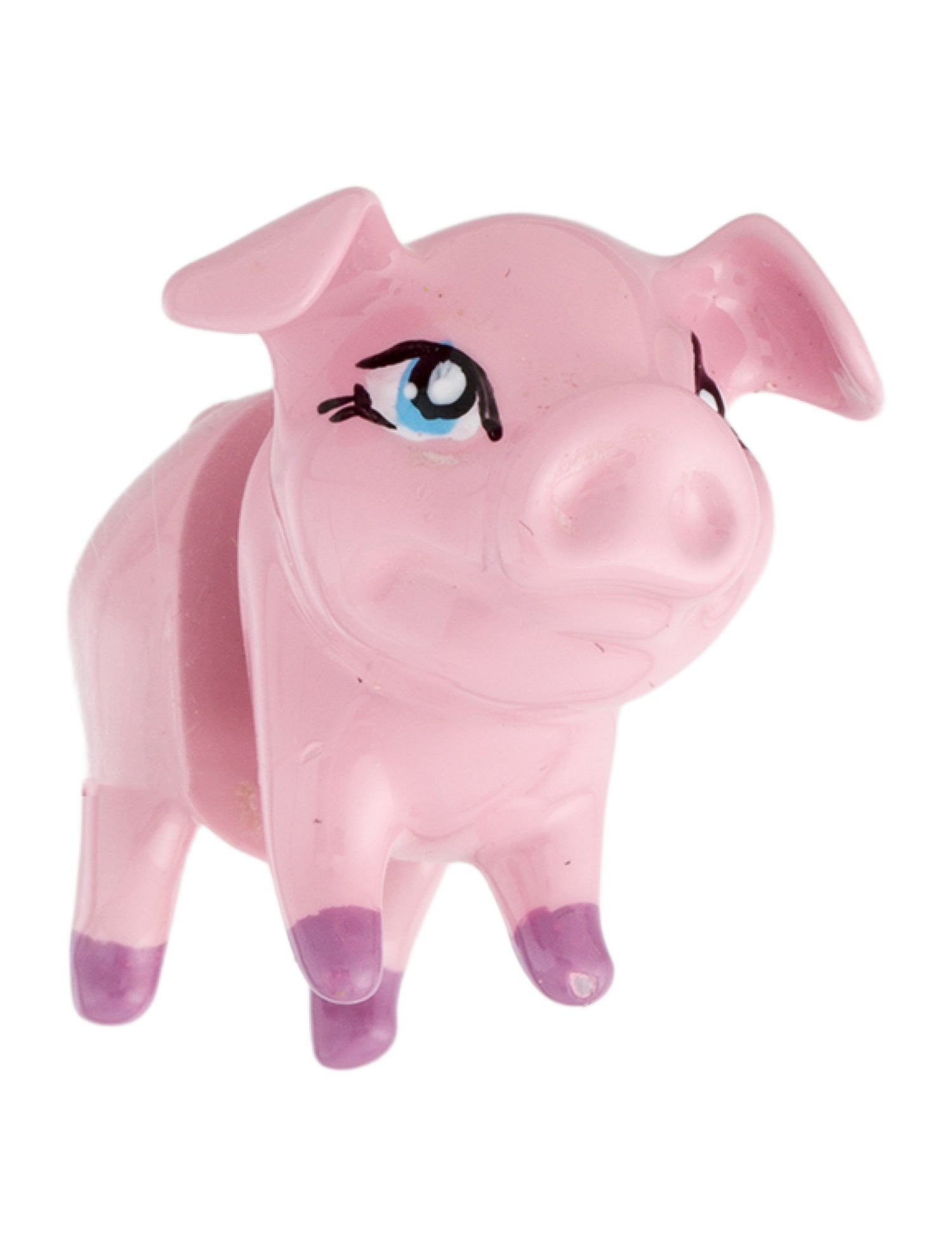 Balenciaga Enamel Happy Pig Single Earring