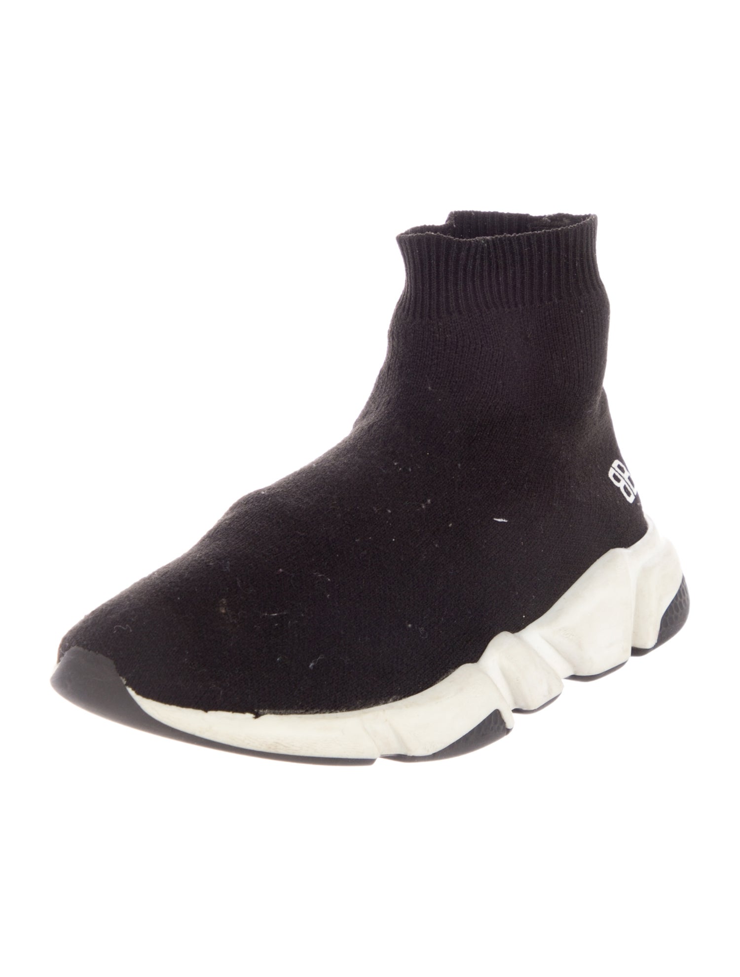 Balenciaga Kid Boy's Knit Slip On Sneaker
