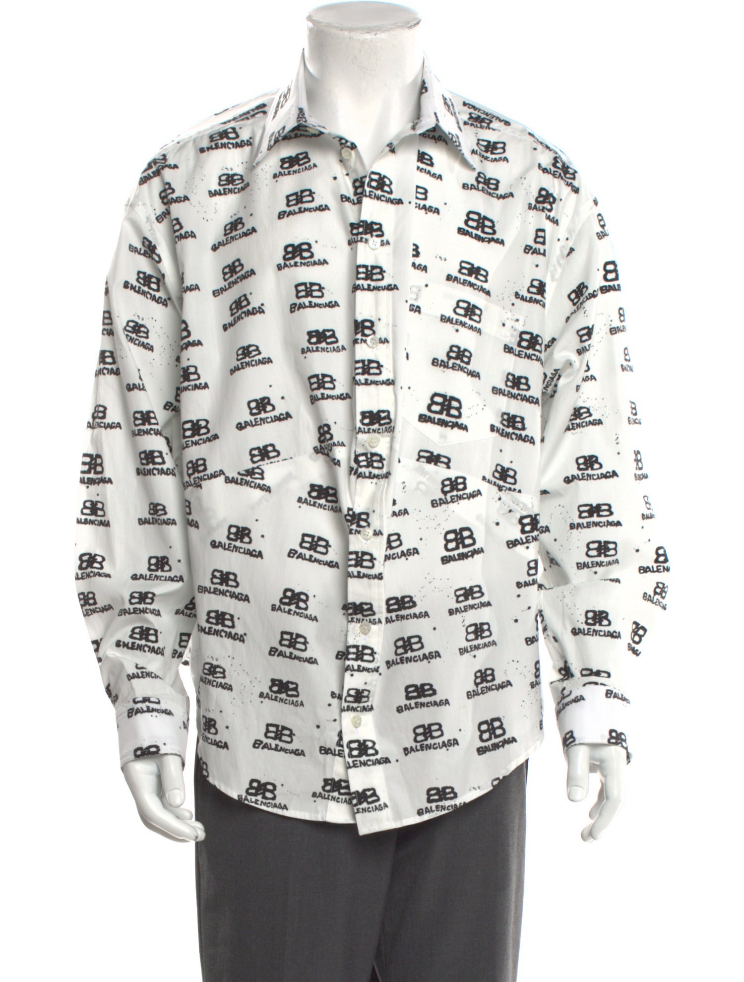 Balenciaga 2022 Graphic Print Shirt w/ Tags