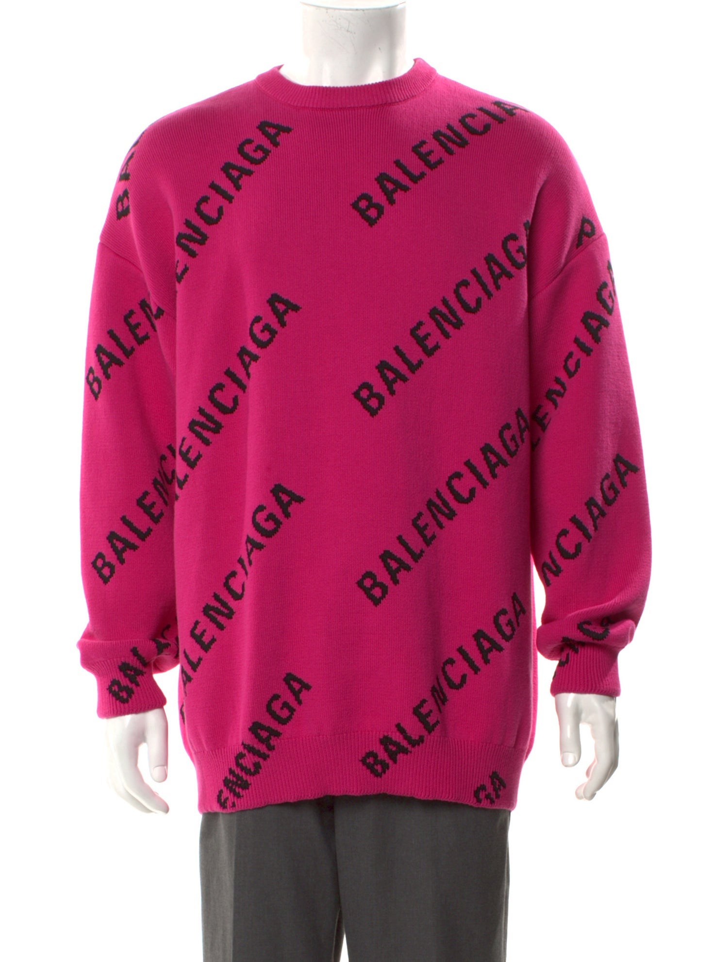 Balenciaga 2021 Signature Logo Pullover