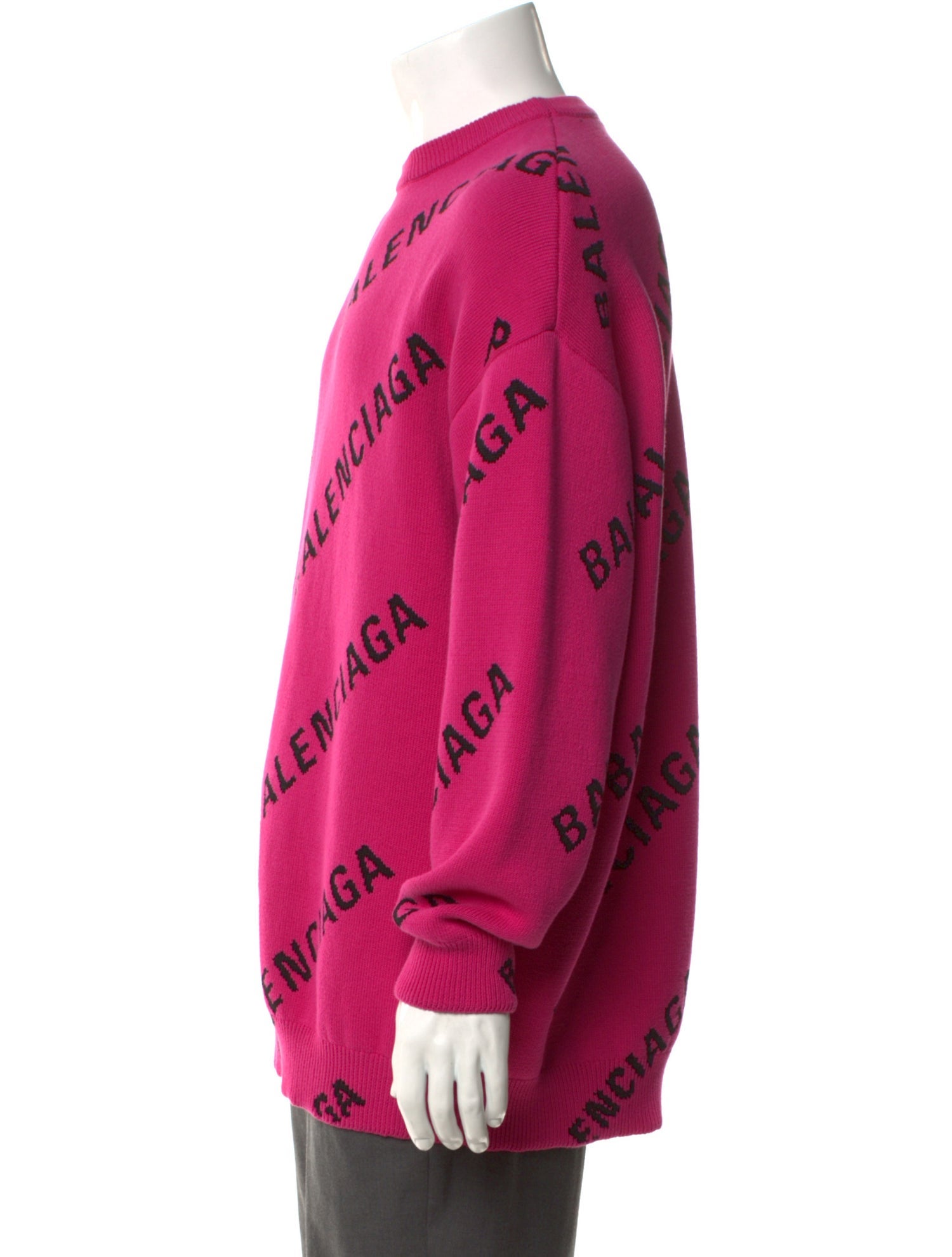 Balenciaga 2021 Signature Logo Pullover