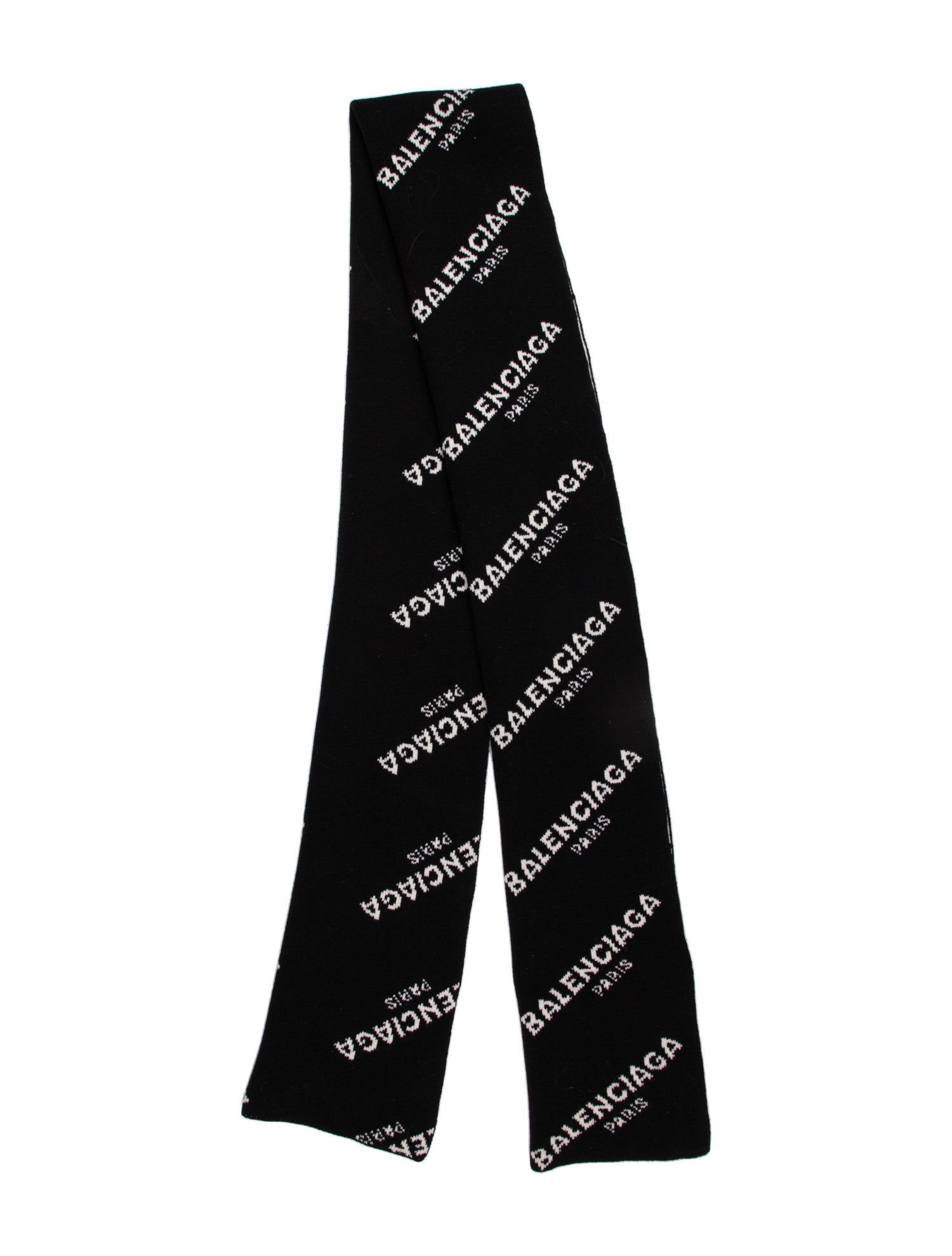 Balenciaga Wool Printed Scarf