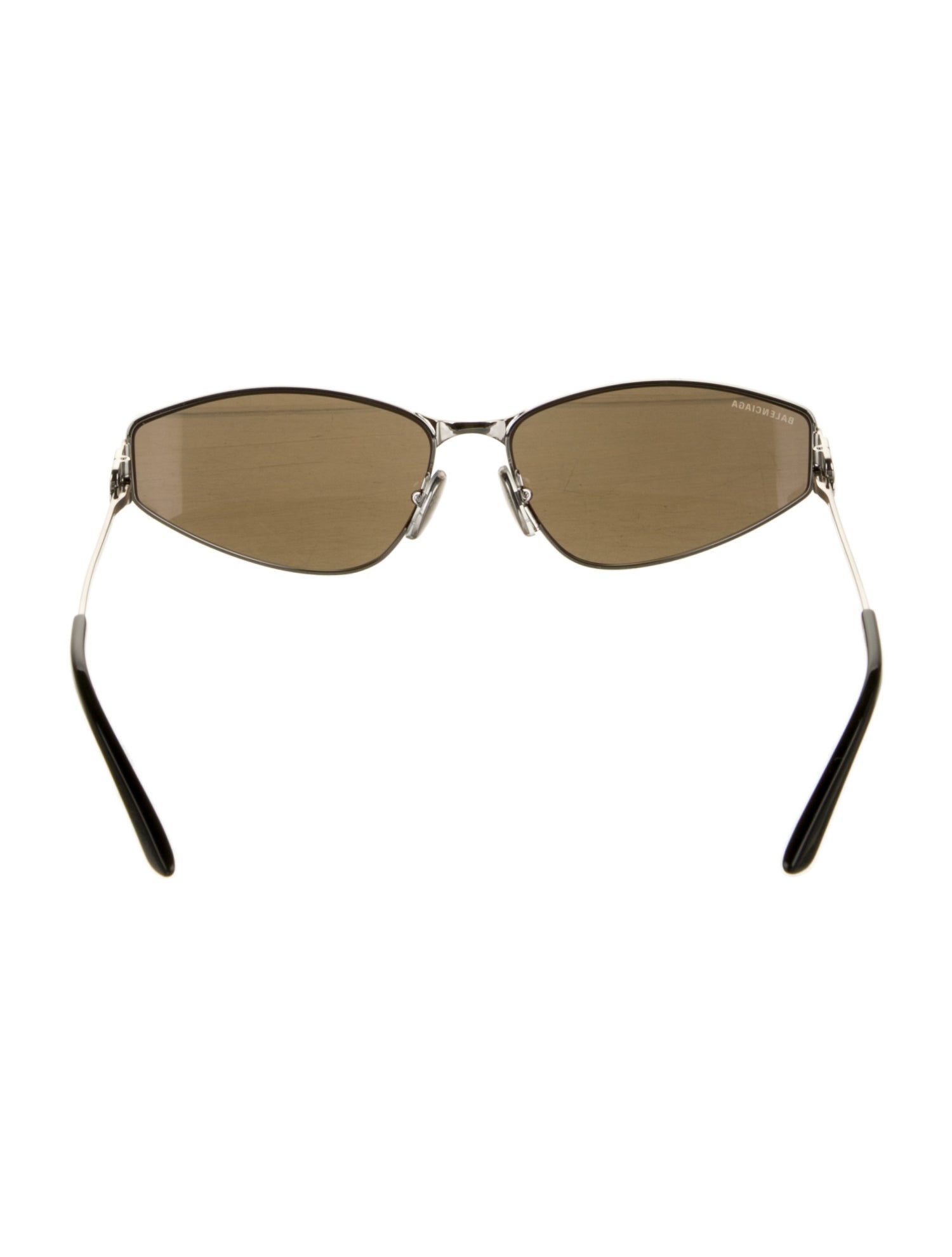Balenciaga Cat-Eye Mirrored Sunglasses