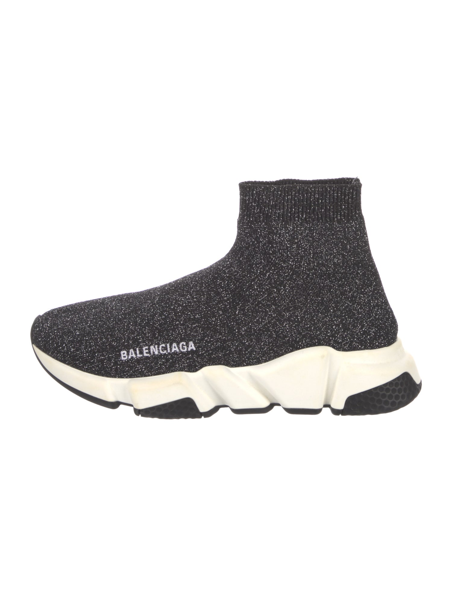 Balenciaga Speed Trainer 'Glitter' Sock Sneakers