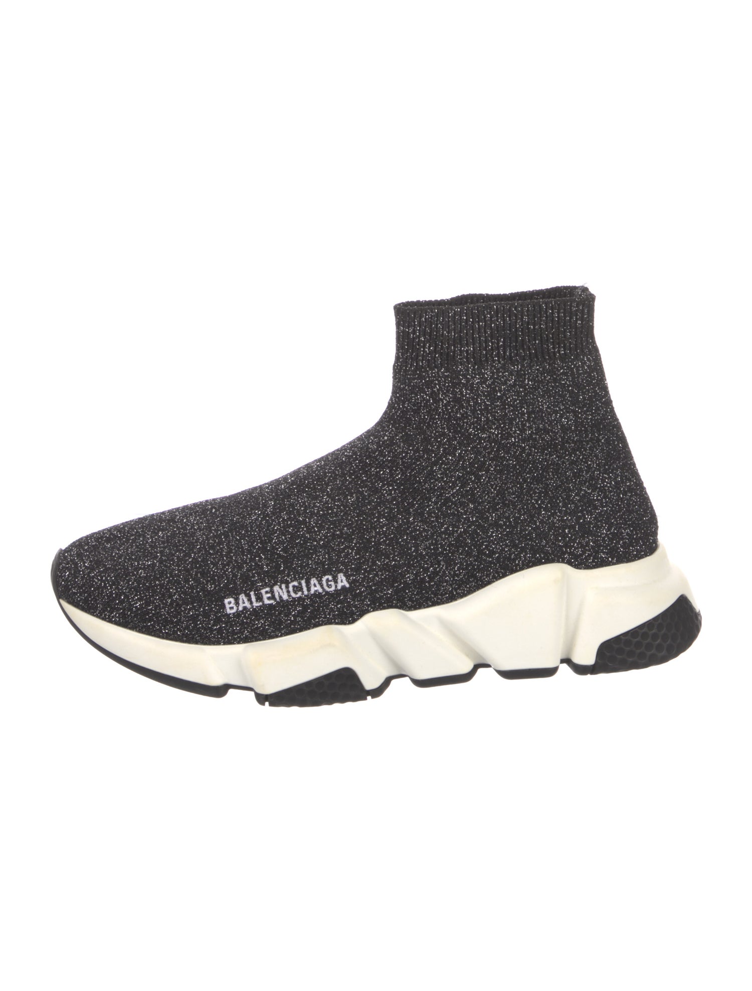 Balenciaga Speed Trainer 'Glitter' Sock Sneakers