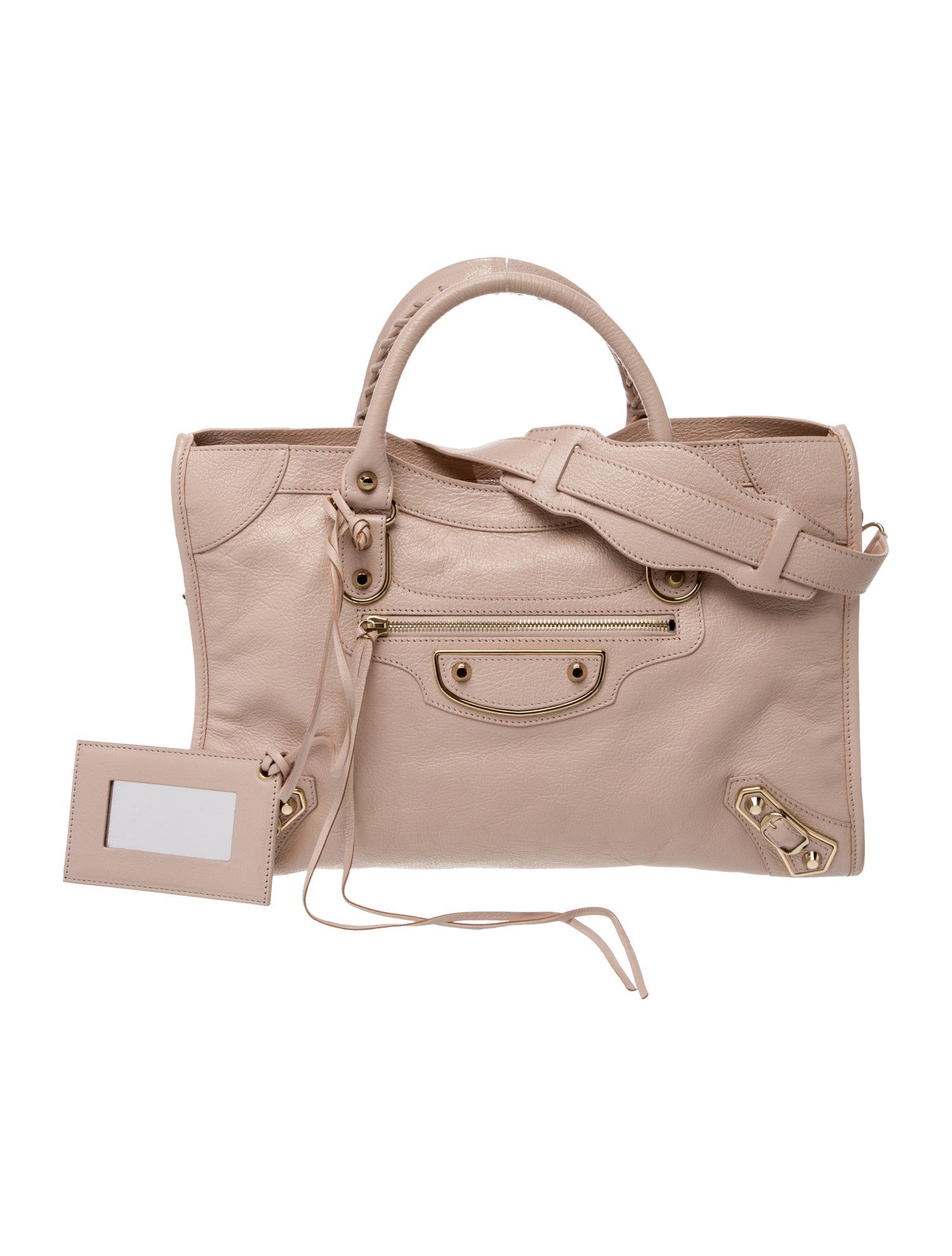 Balenciaga Leather Motocross City Metallic Edge