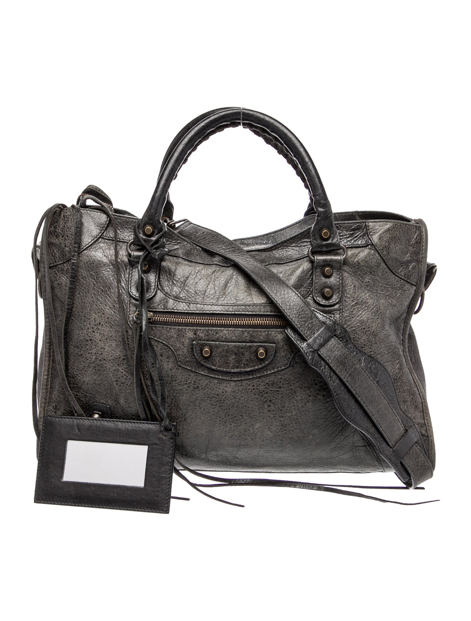 Balenciaga Leather Motocross Classic City