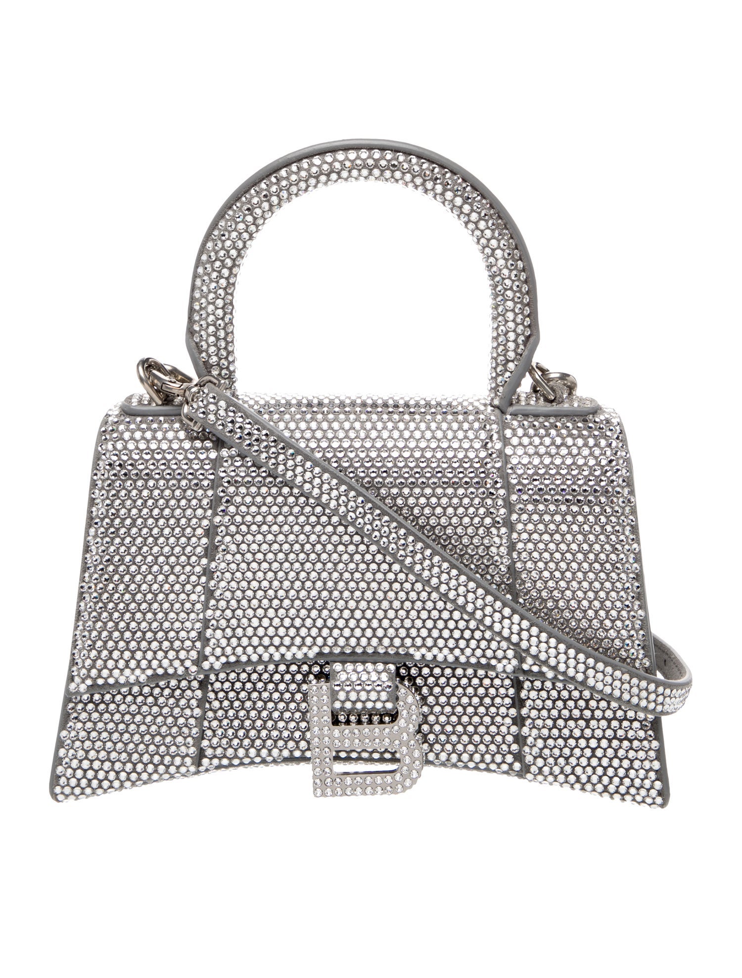 Fendi Mini Sequin Croissant Bag - Silver Mini Bags, Handbags