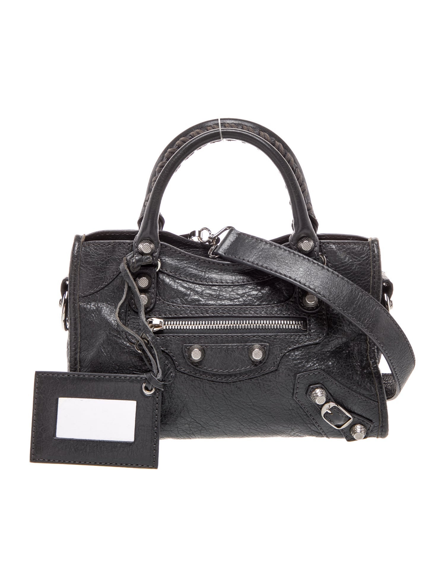 Balenciaga Leather Motocross Giant 12 City Mini