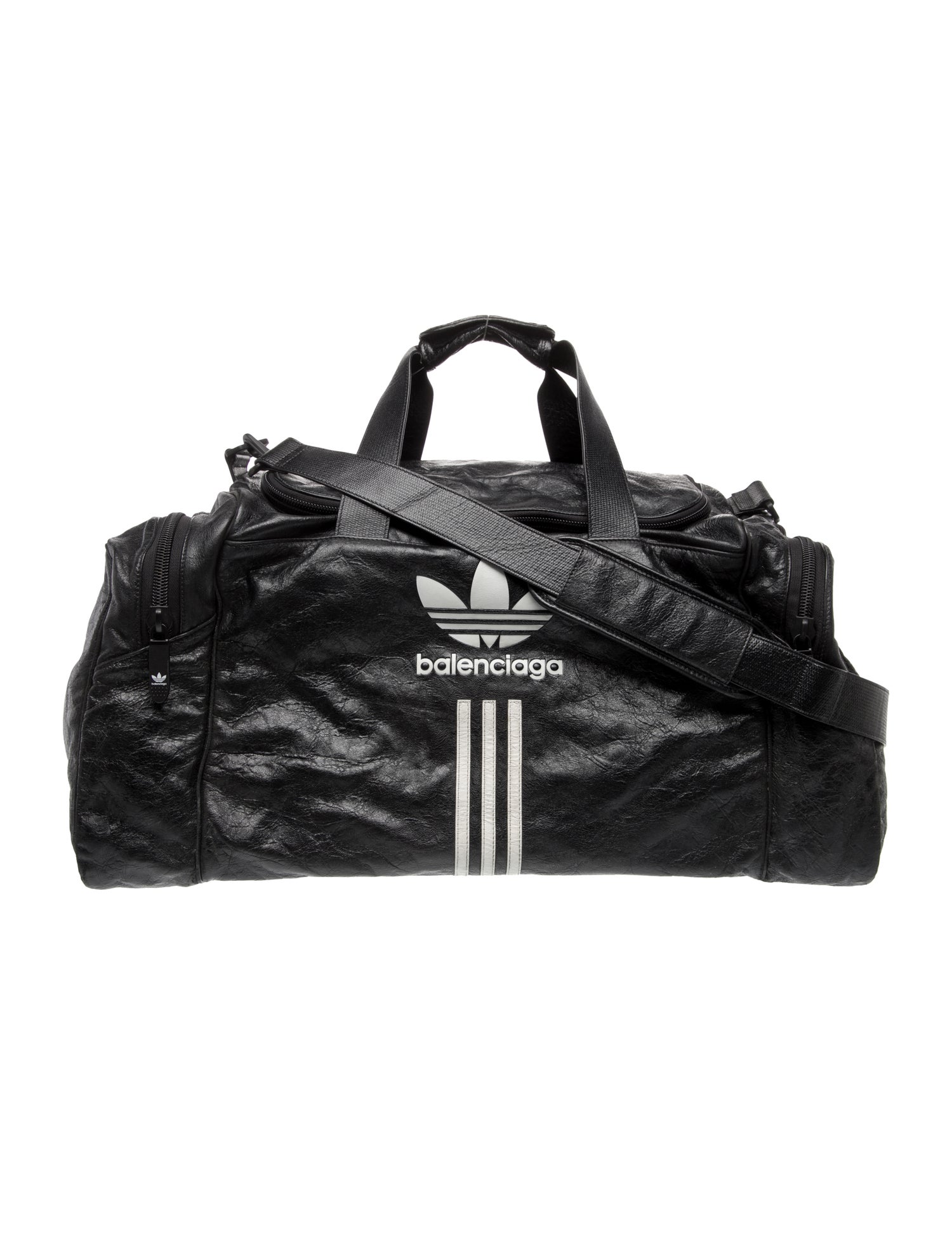 Balenciaga x adidas Leather Weekender Bag 2023